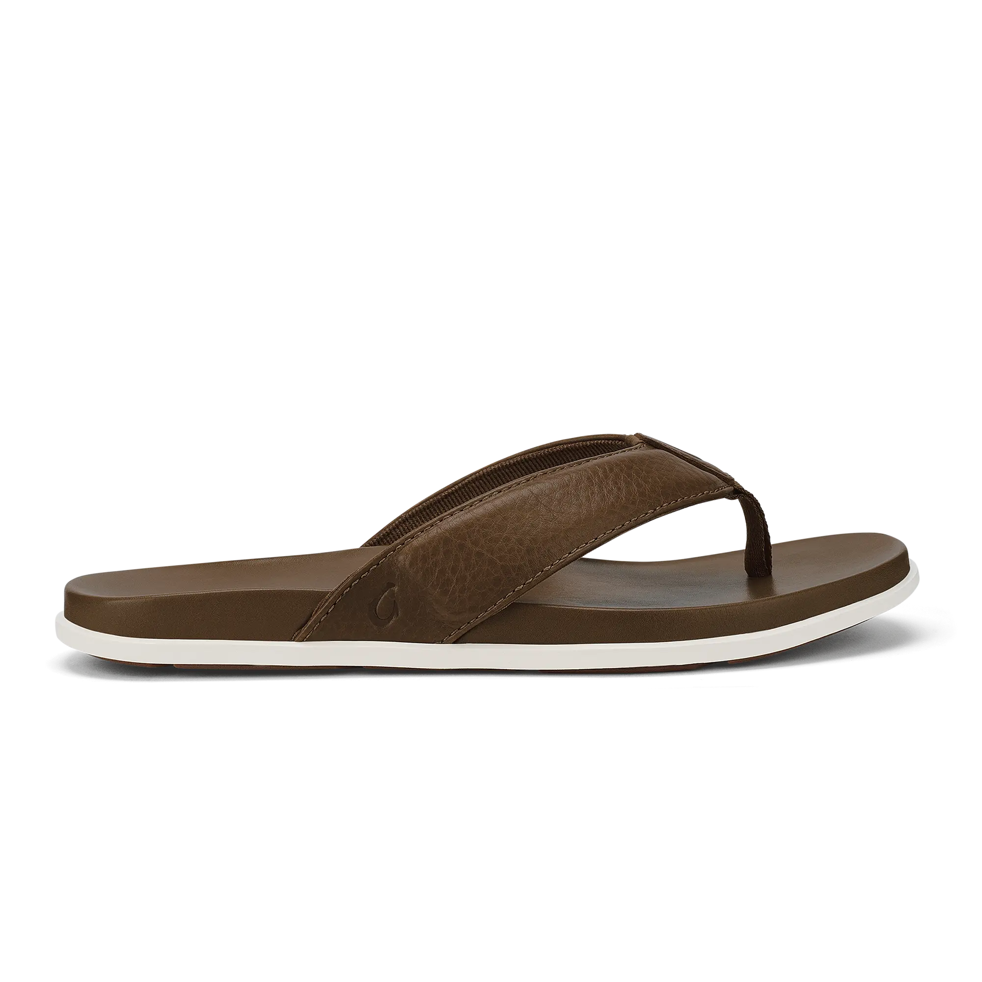 '  lali Leather Beach Sandals - Almond
