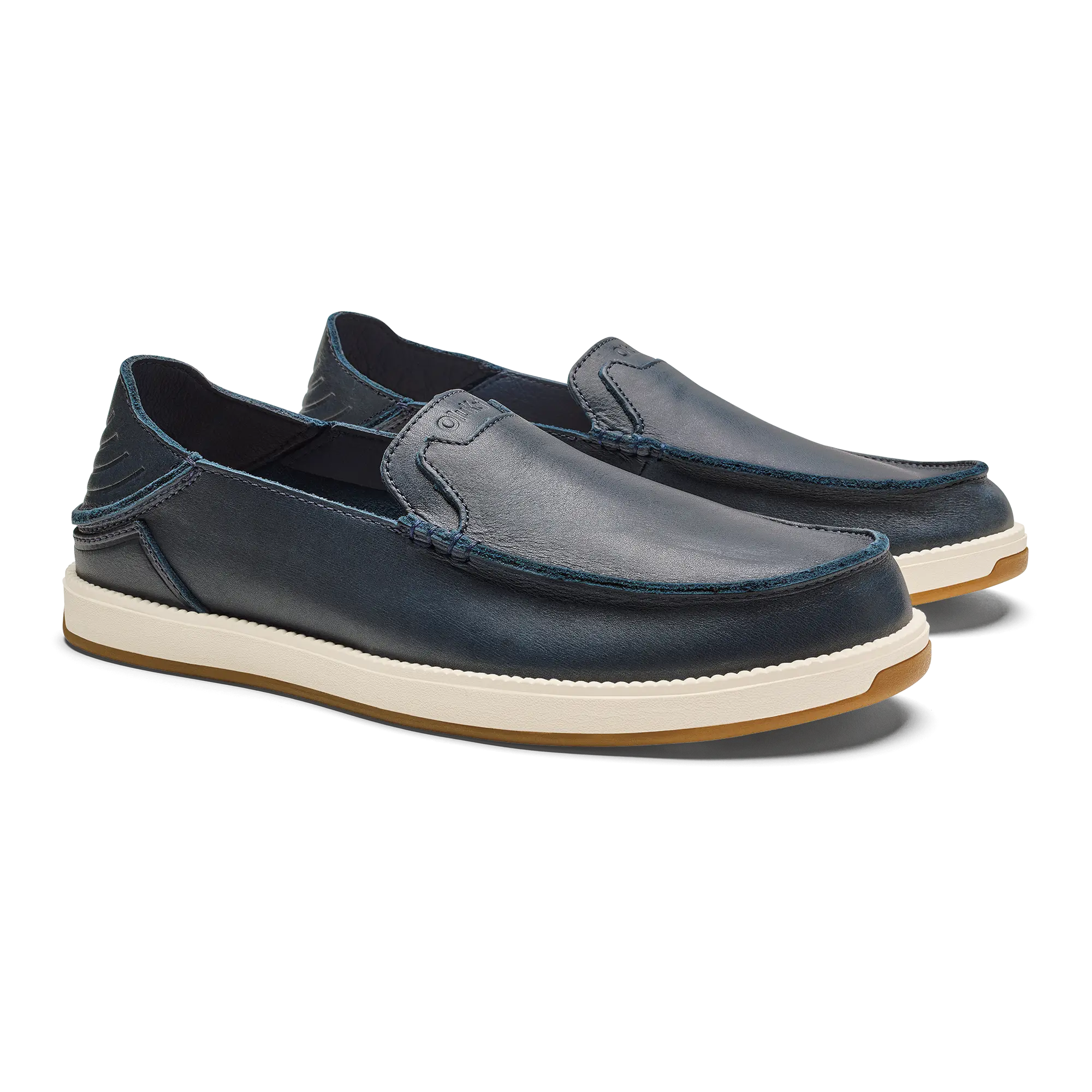K kaha Nia Men's Suede Slip-On Shoes - Mood Indigo - Image 4