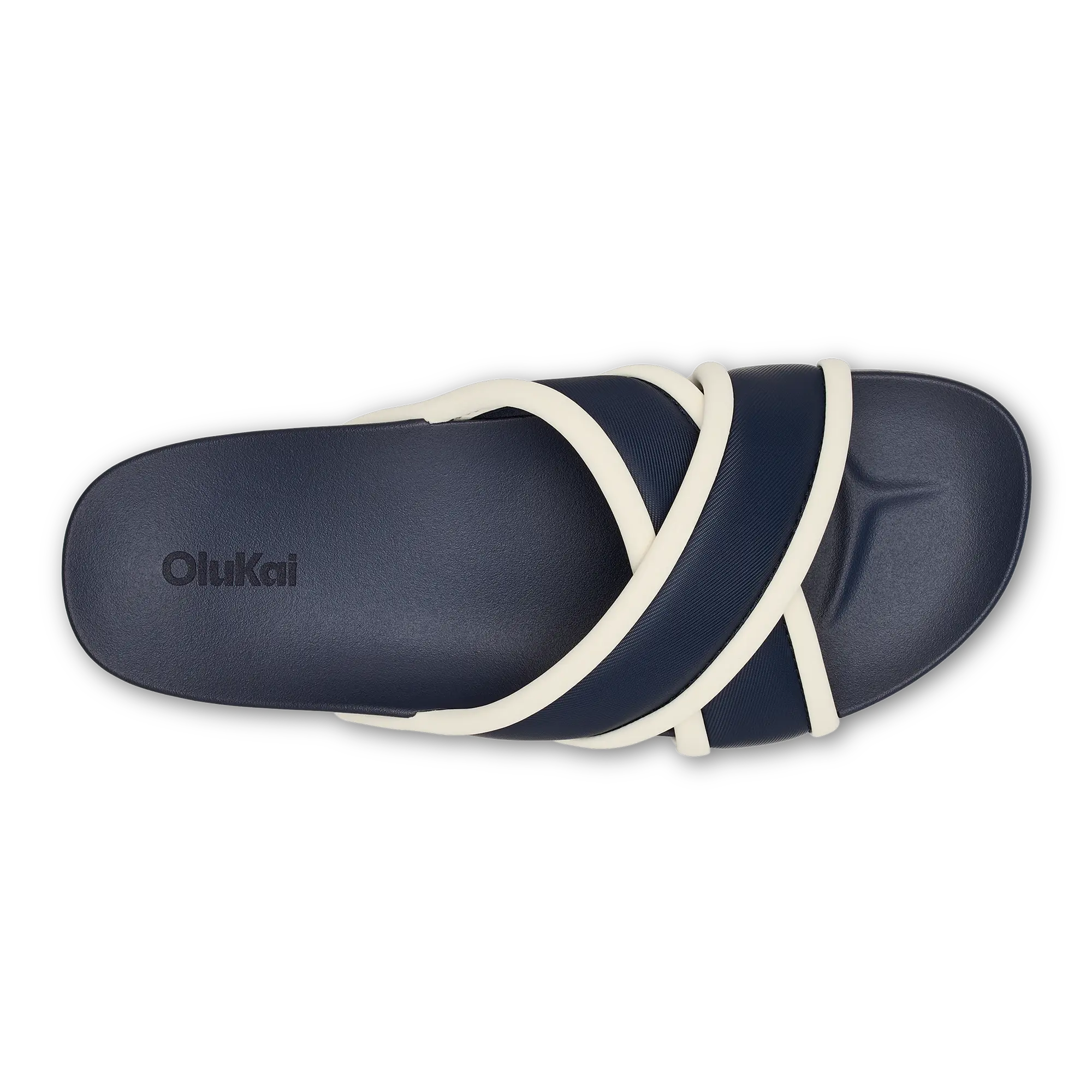 Ani Women's Beach Slide Sandals - Mood Indigo / White Sand - Image 7