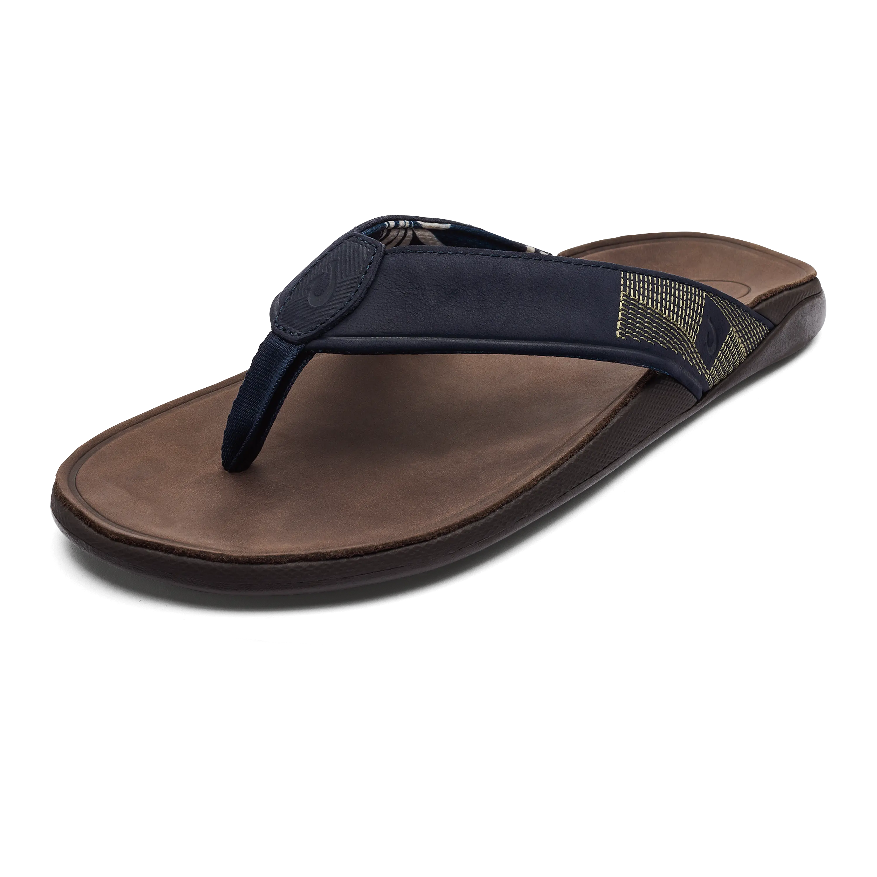 Tuahine Men's Waterproof Leather Beach Sandals - Trench Blue - Image 4