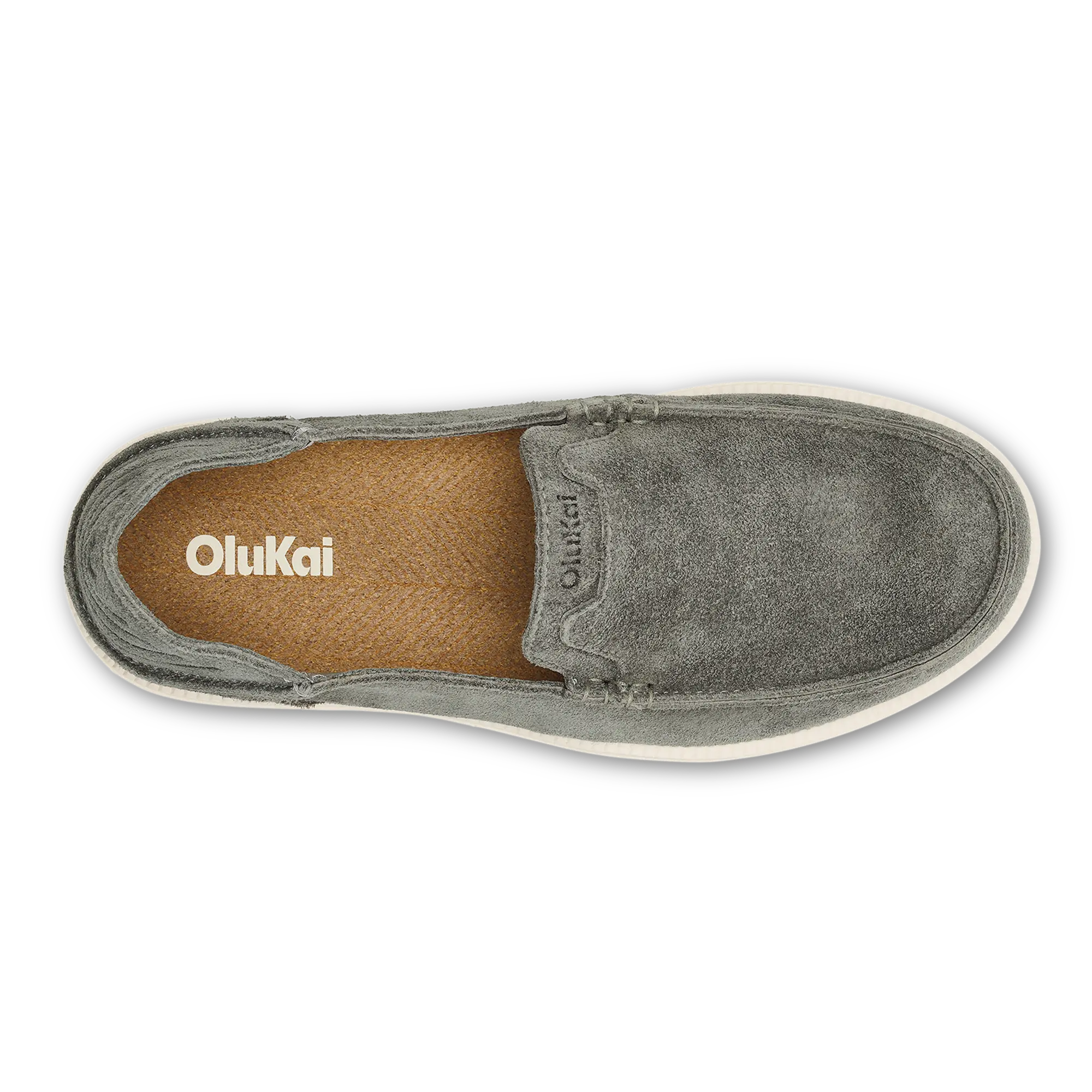 K kaha Nia Men's Suede Slip-On Shoes - Ash - Image 3