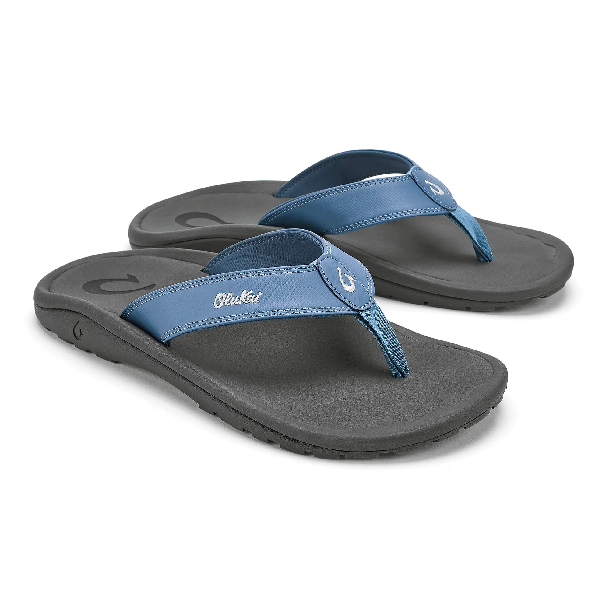 'Ohana Men's Best Selling Beach Sandals - Blue Fog / Rock - Image 3
