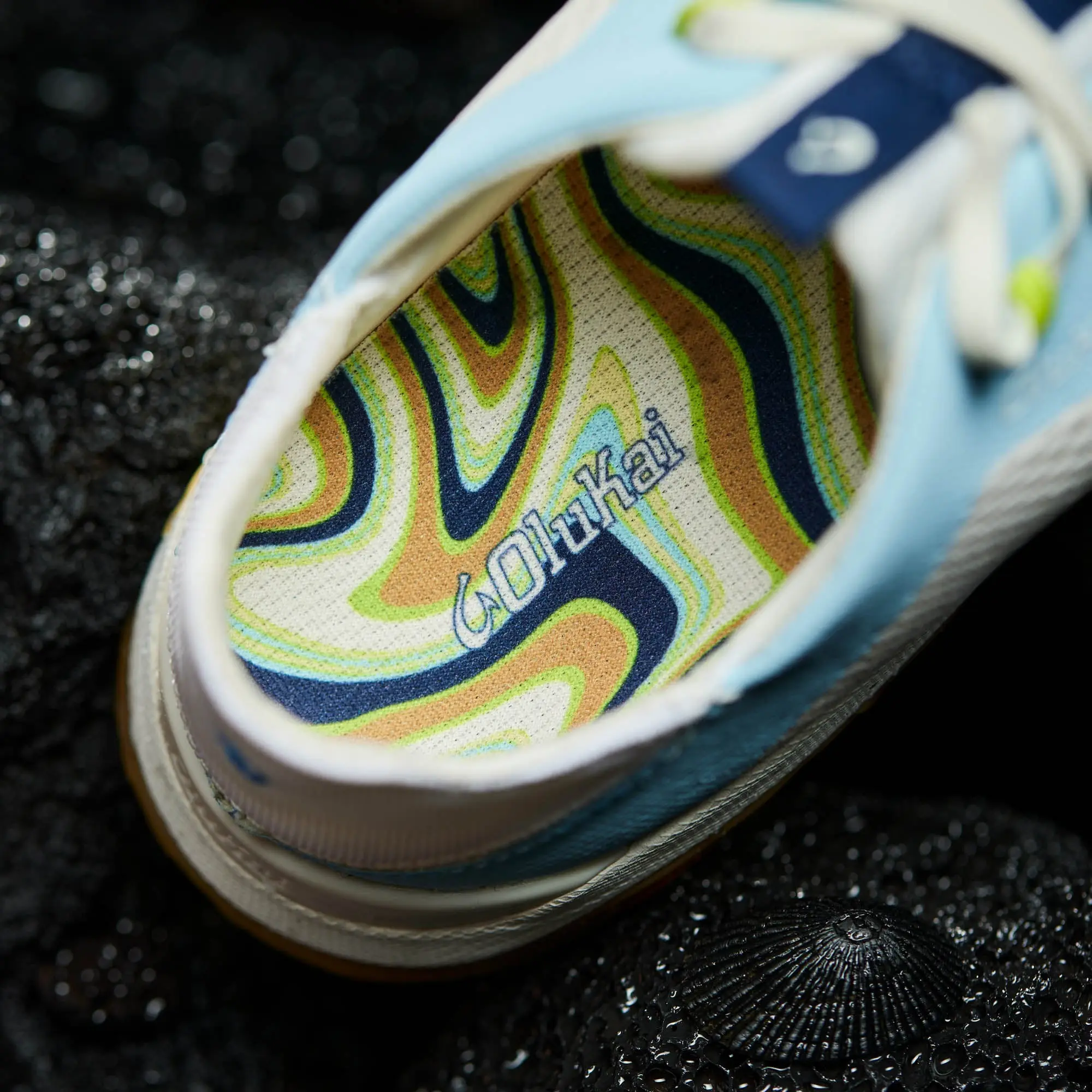 Huia Women's Athleisure Shoes - White Sand / Misty Blue - Image 5