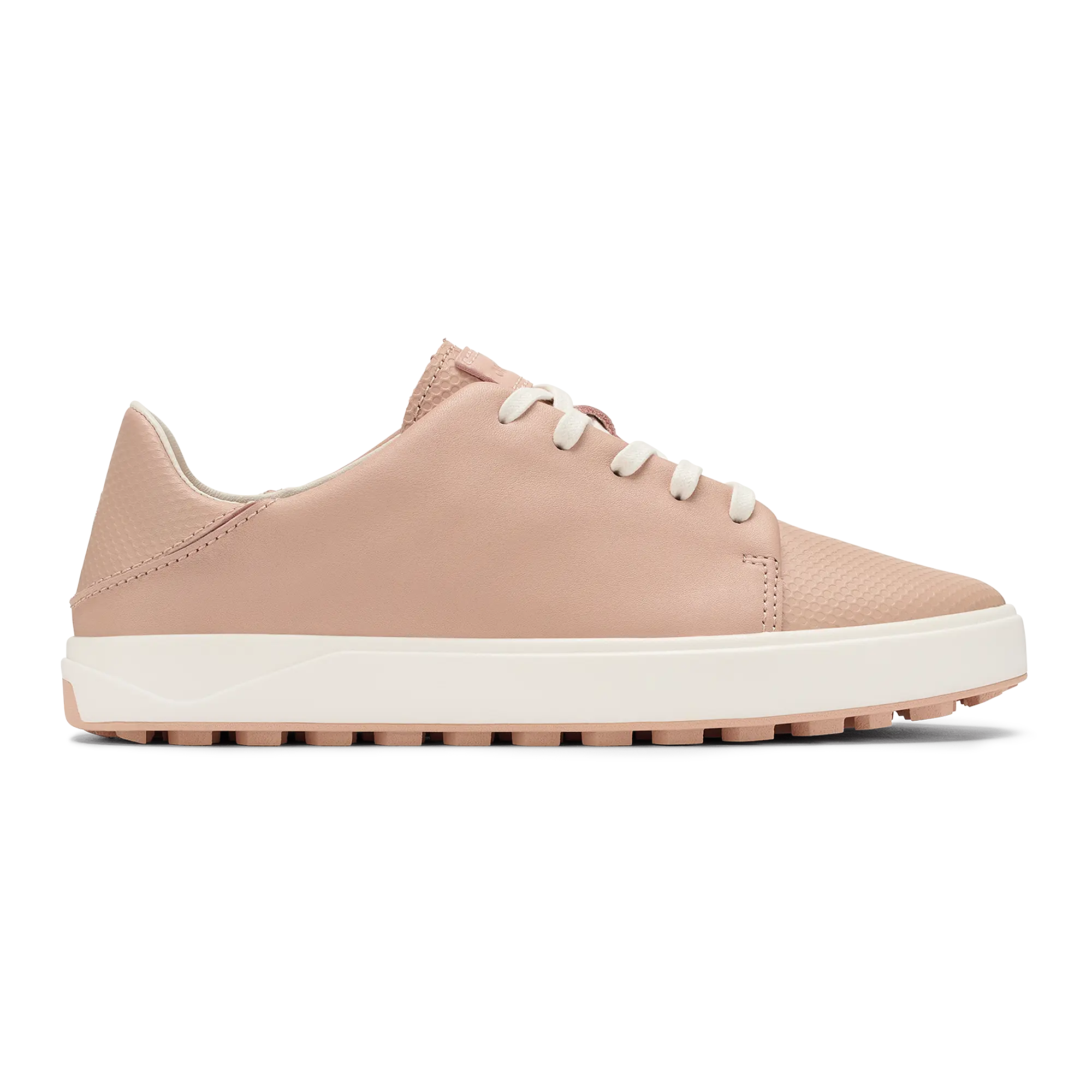 Wailea Women's Waterproof Leather Golf Shoes - Soft Pink / Bright White