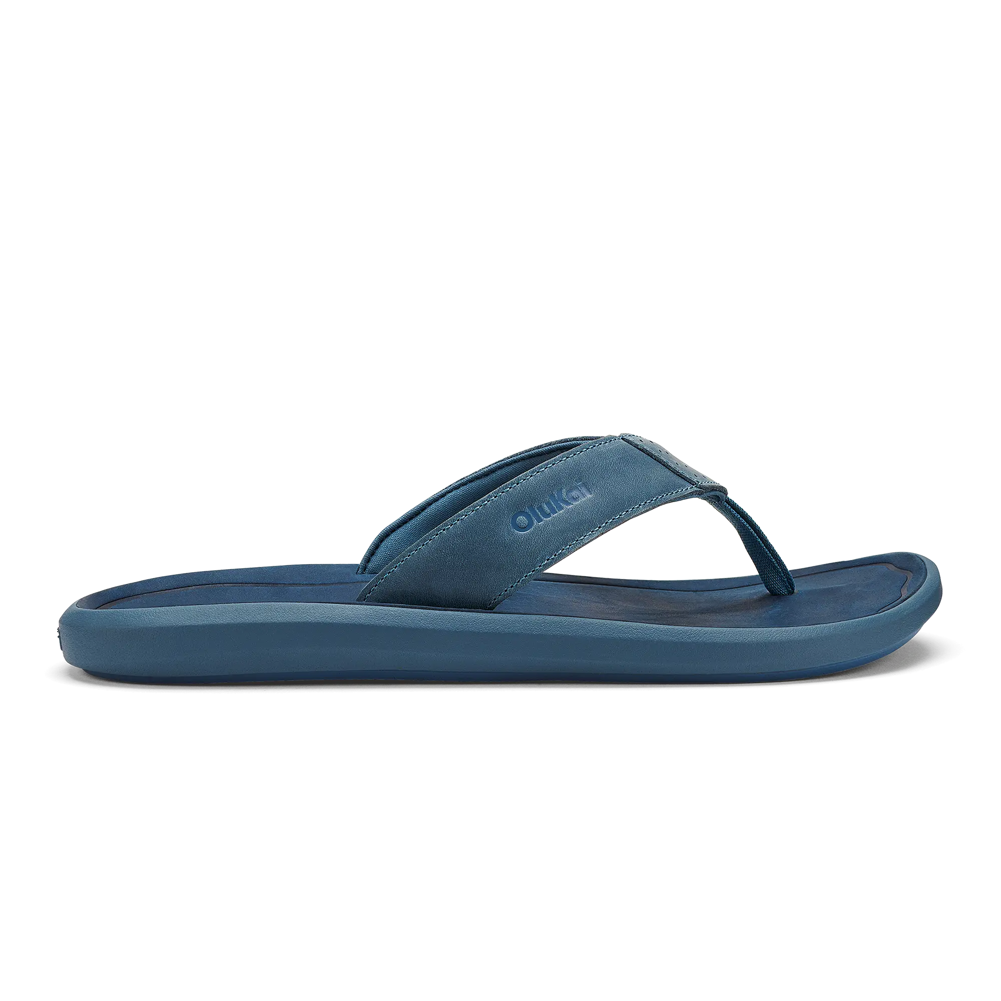 Pili Men's Waterproof Leather Sandals - Blue Fog / Coastal Blue