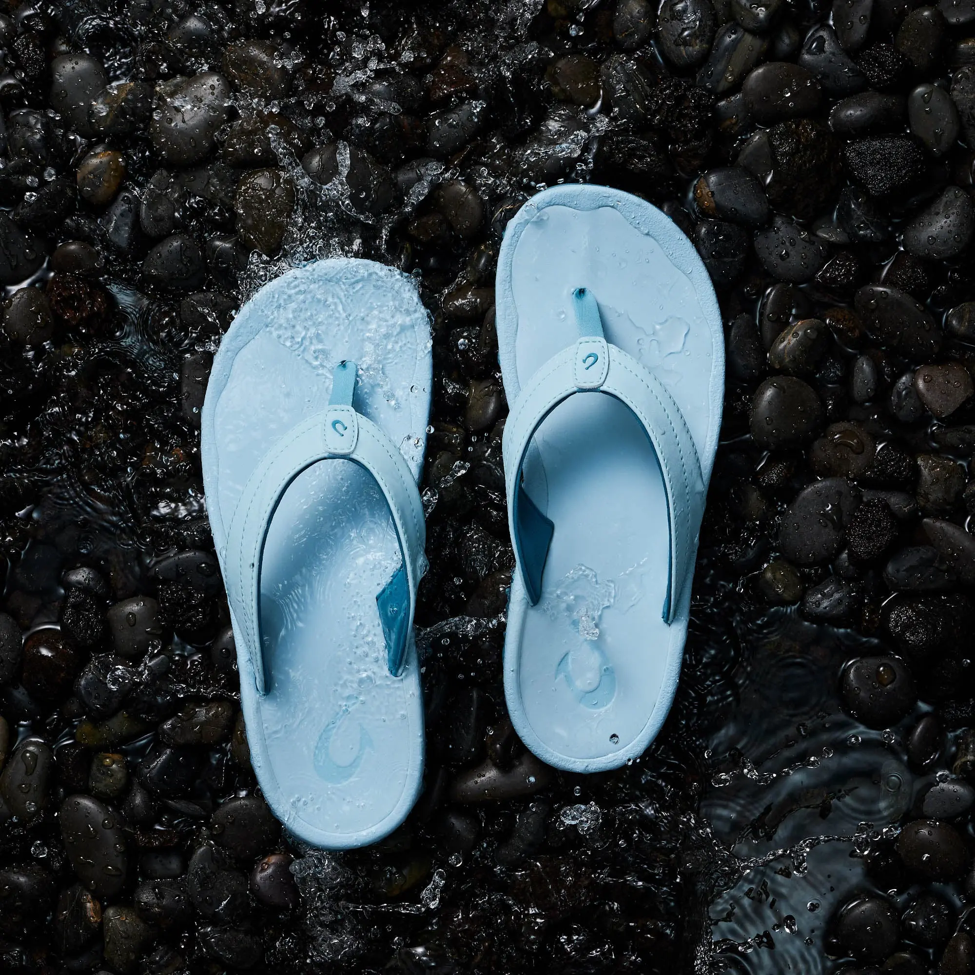 'Ohana Women's Best Selling Beach Sandals - Misty Blue - Image 3