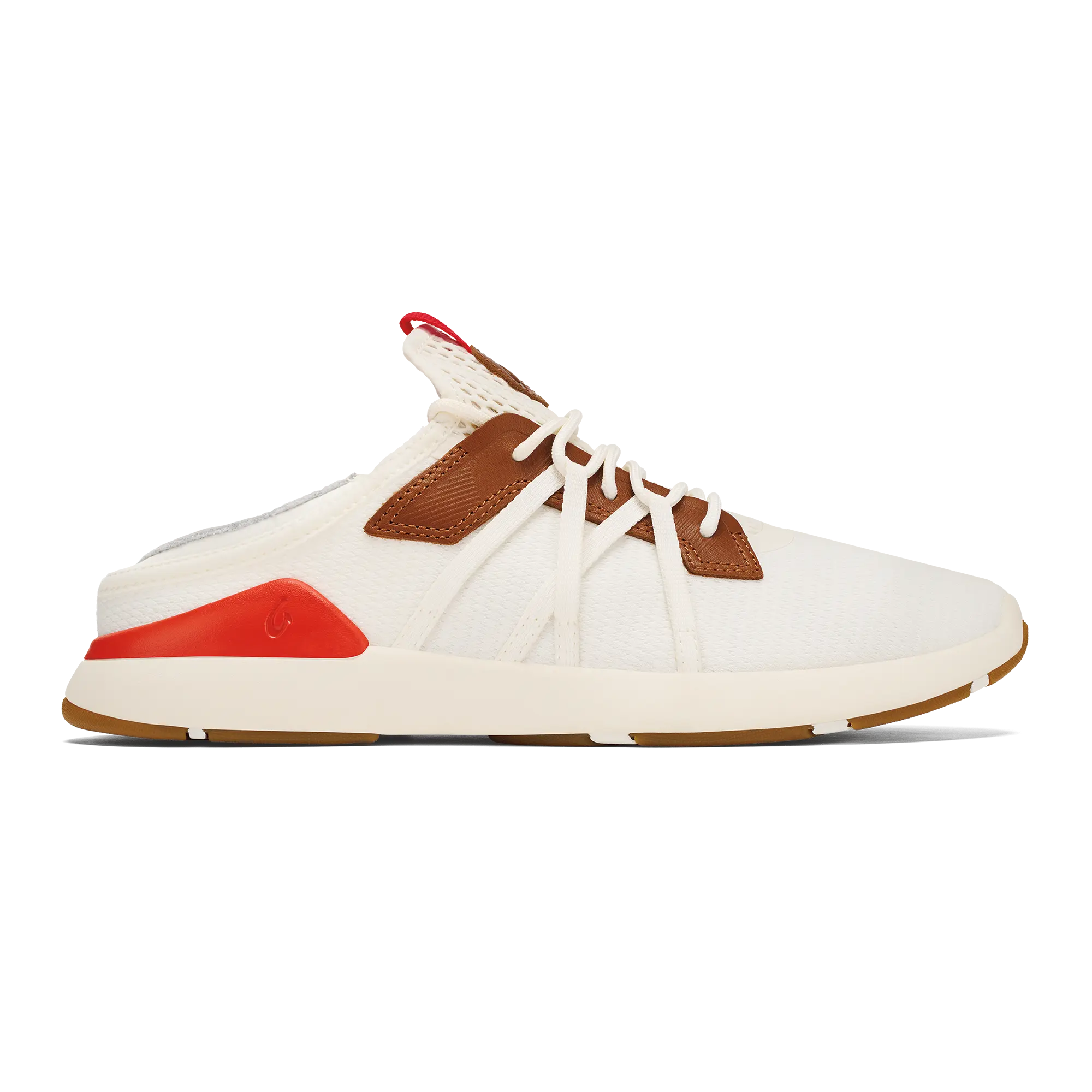 Mio L Men's Athletic Shoes - Bright White / Red Lava - Image 4
