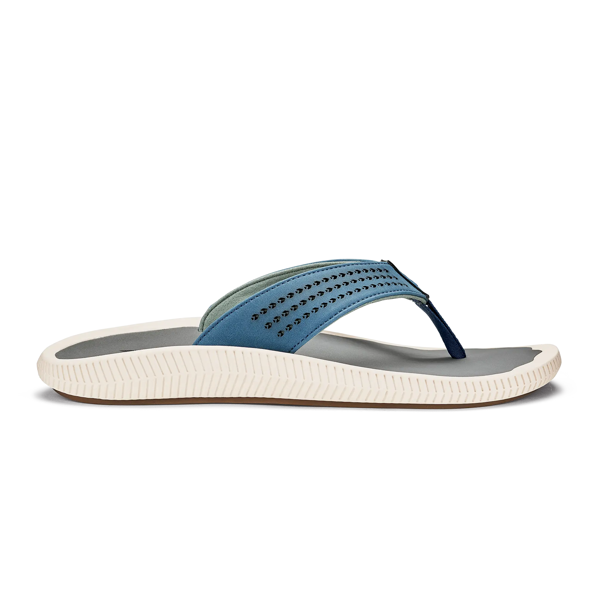 Ulele Men's Beach Sandals - Slate Blue / Charcoal