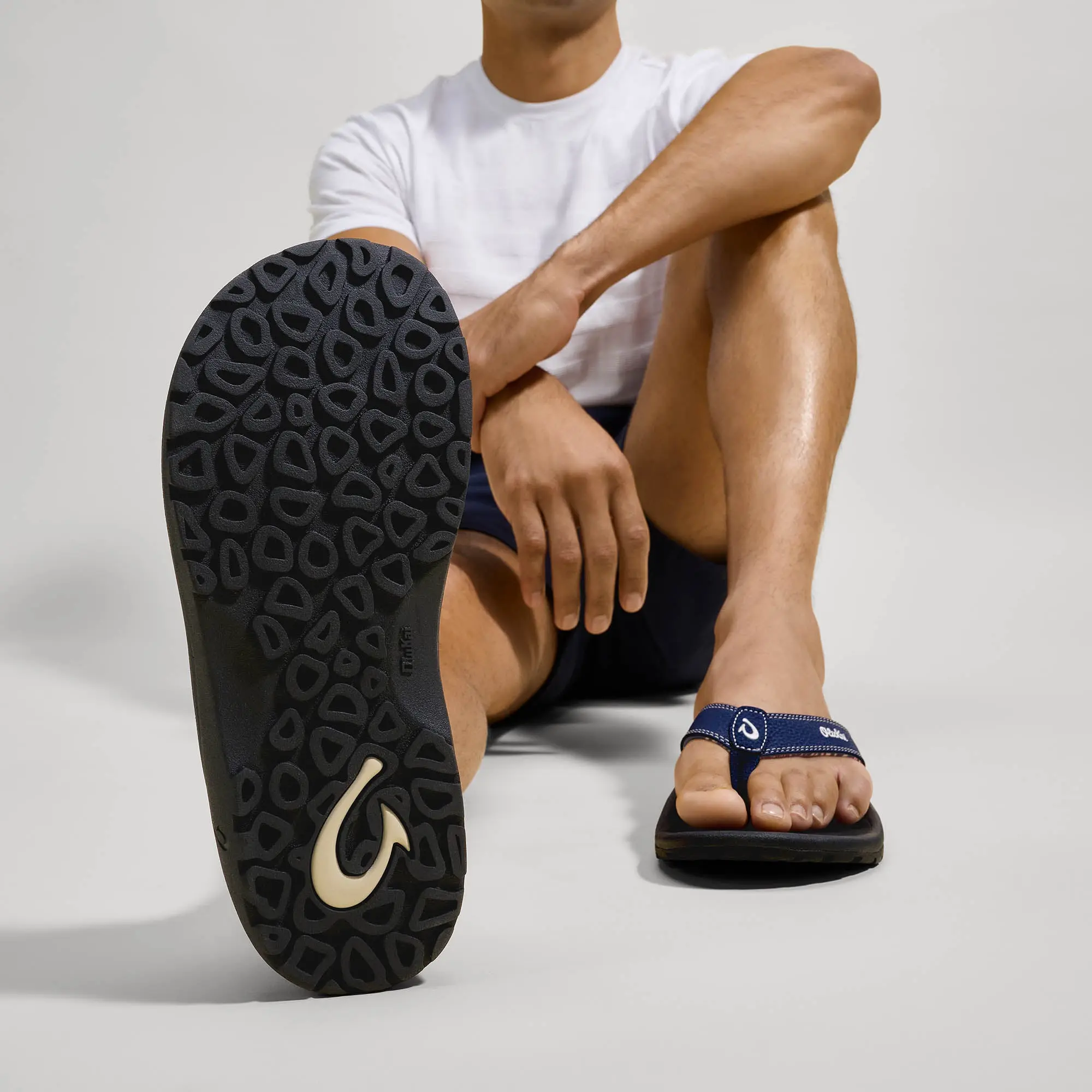 'Ohana Men's Beach Sandals - Navy / Onyx - Image 5