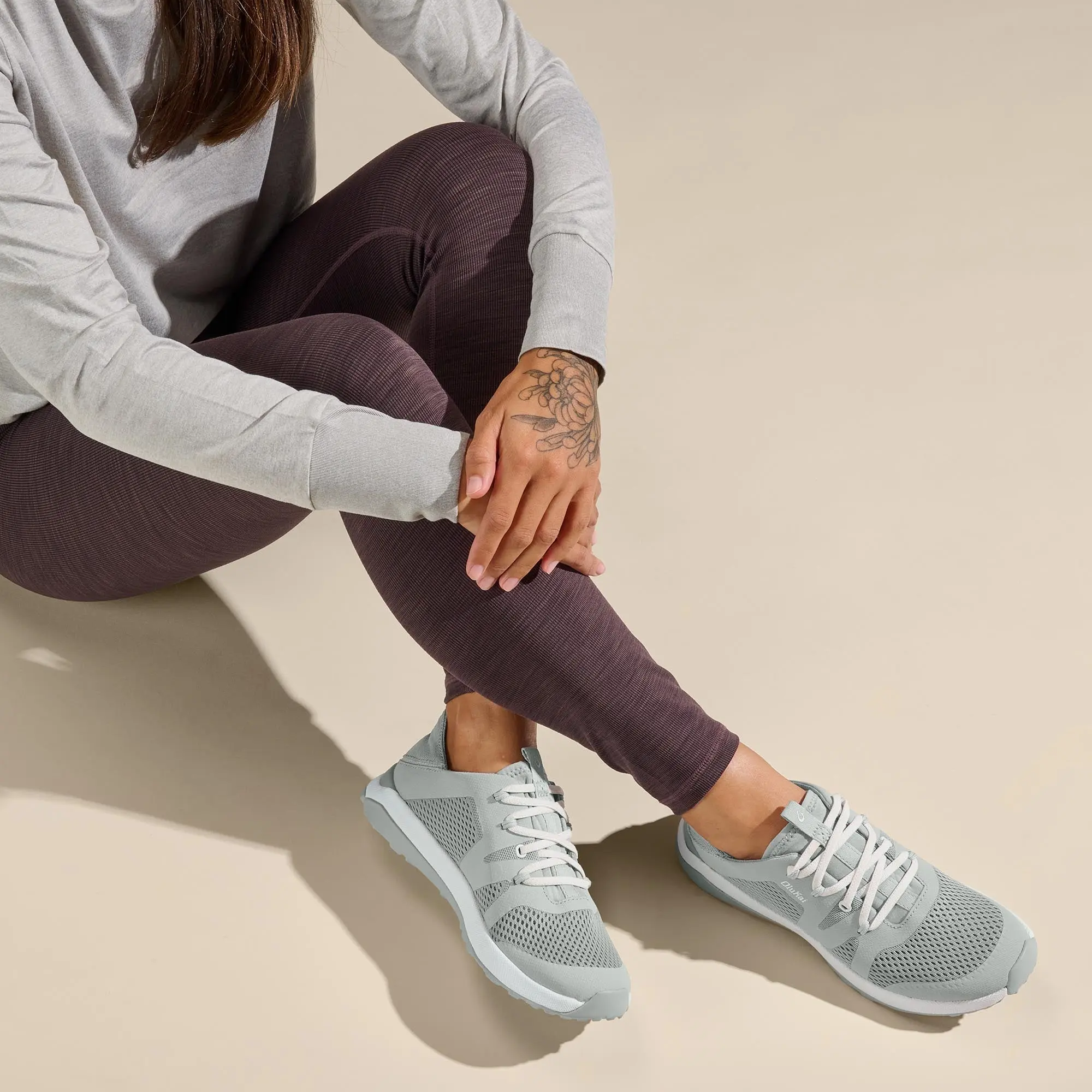 Huia Women's Athleisure Shoes - Pale Grey - Image 7