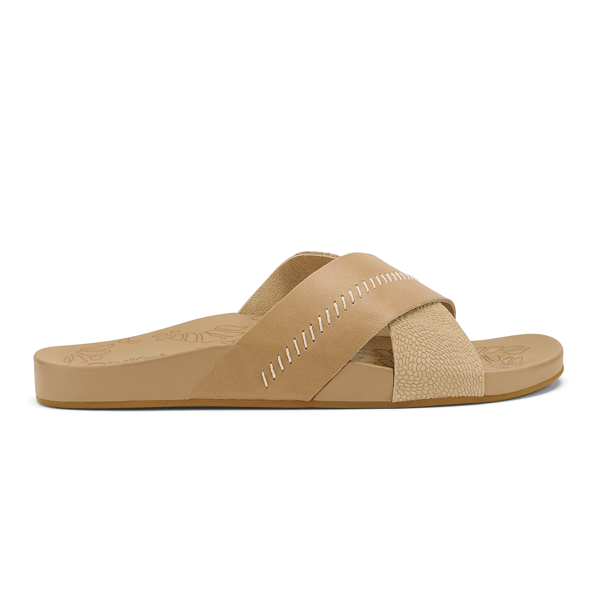 Kipe'a 'Olu Women's Slide Sandals - Warm Sand