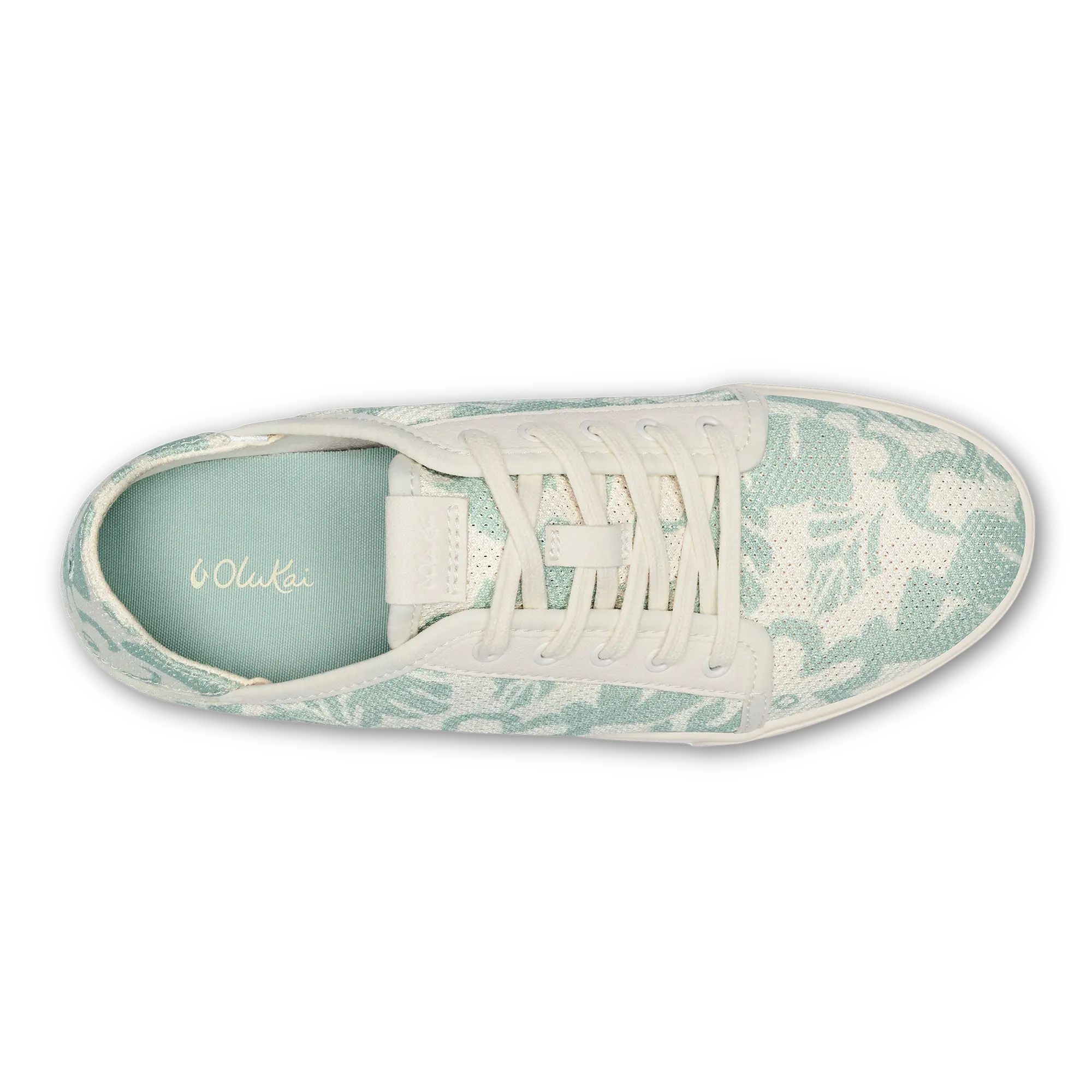 OluKai Pehuea L Women's Sneakers - Off White / Swell - Image 4