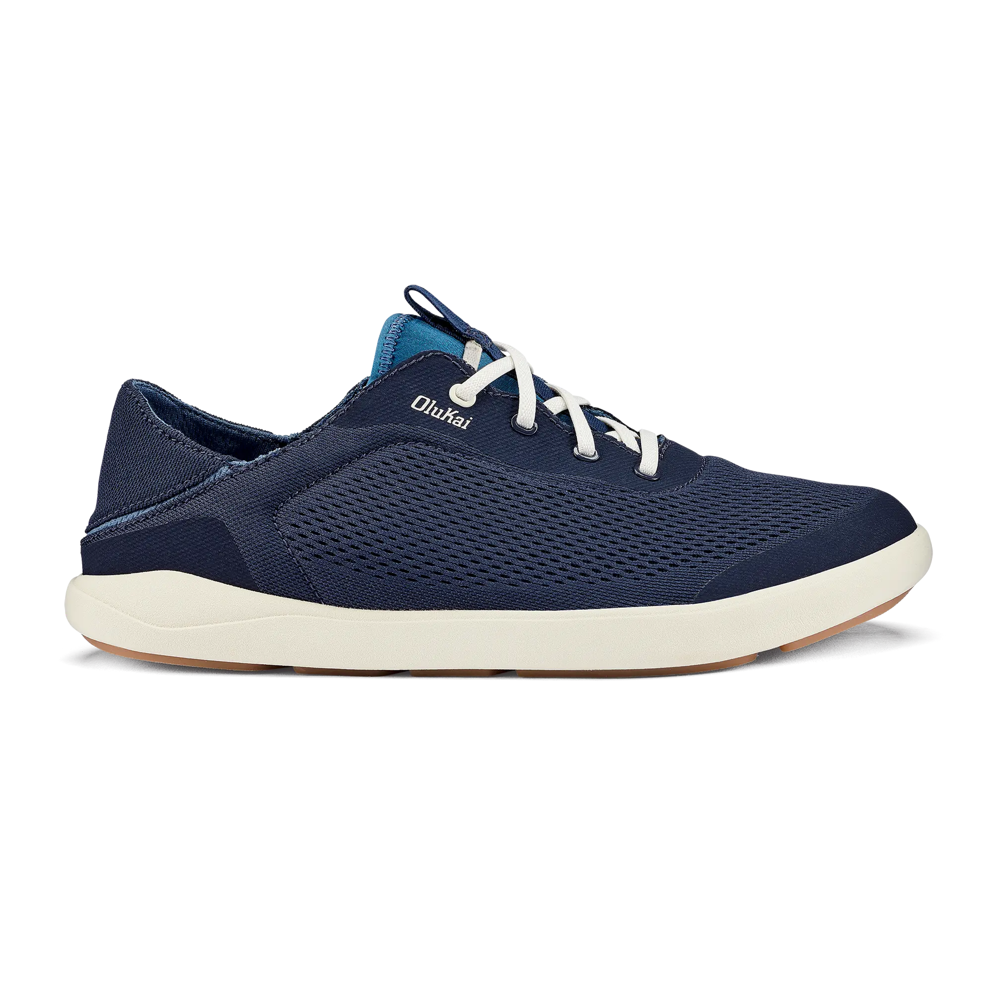 Moku Pae Men's Boat Shoes - Trench Blue / Off White