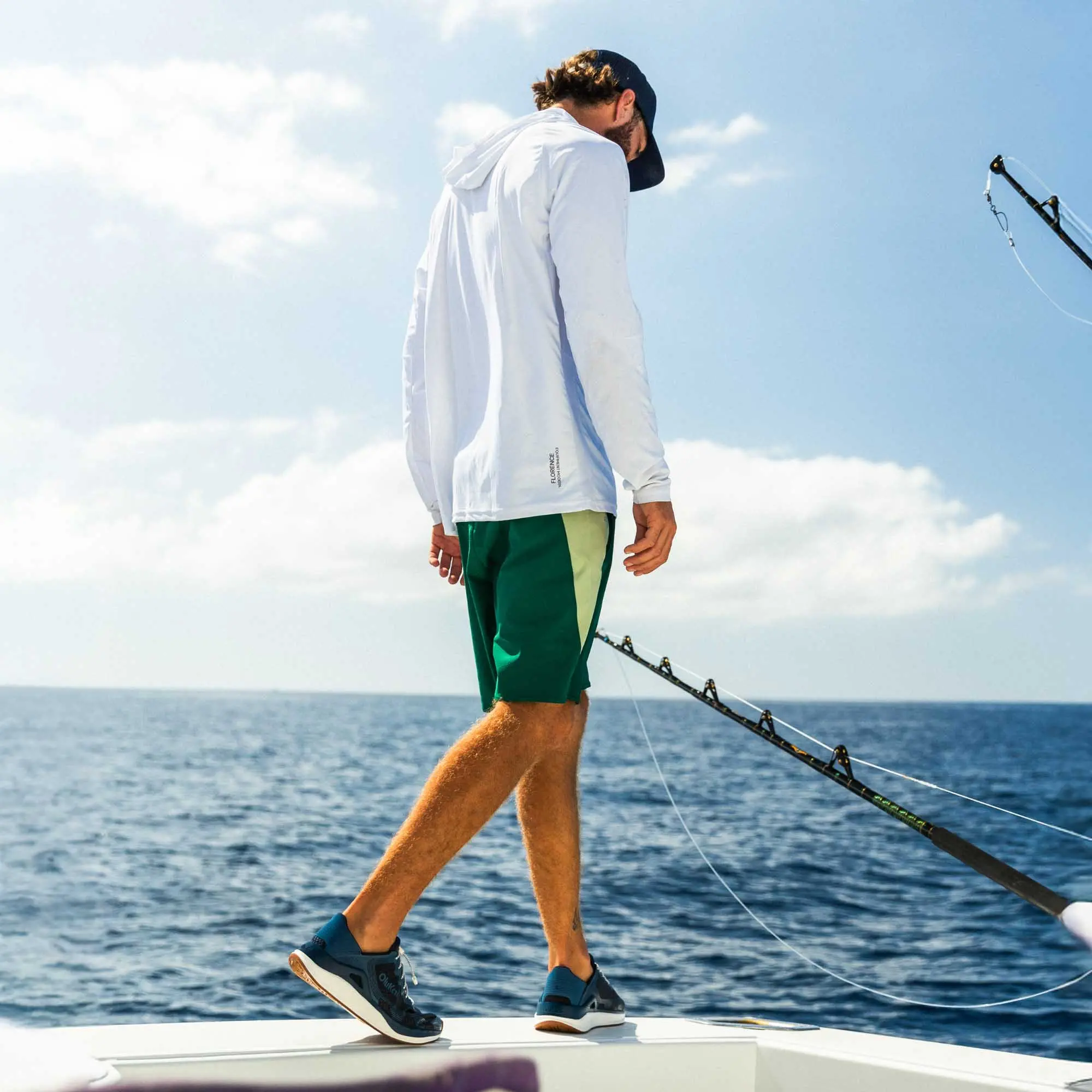 'Ahi Men's Water Boat Shoes - Mood Indigo / Coastal Blue - Image 7