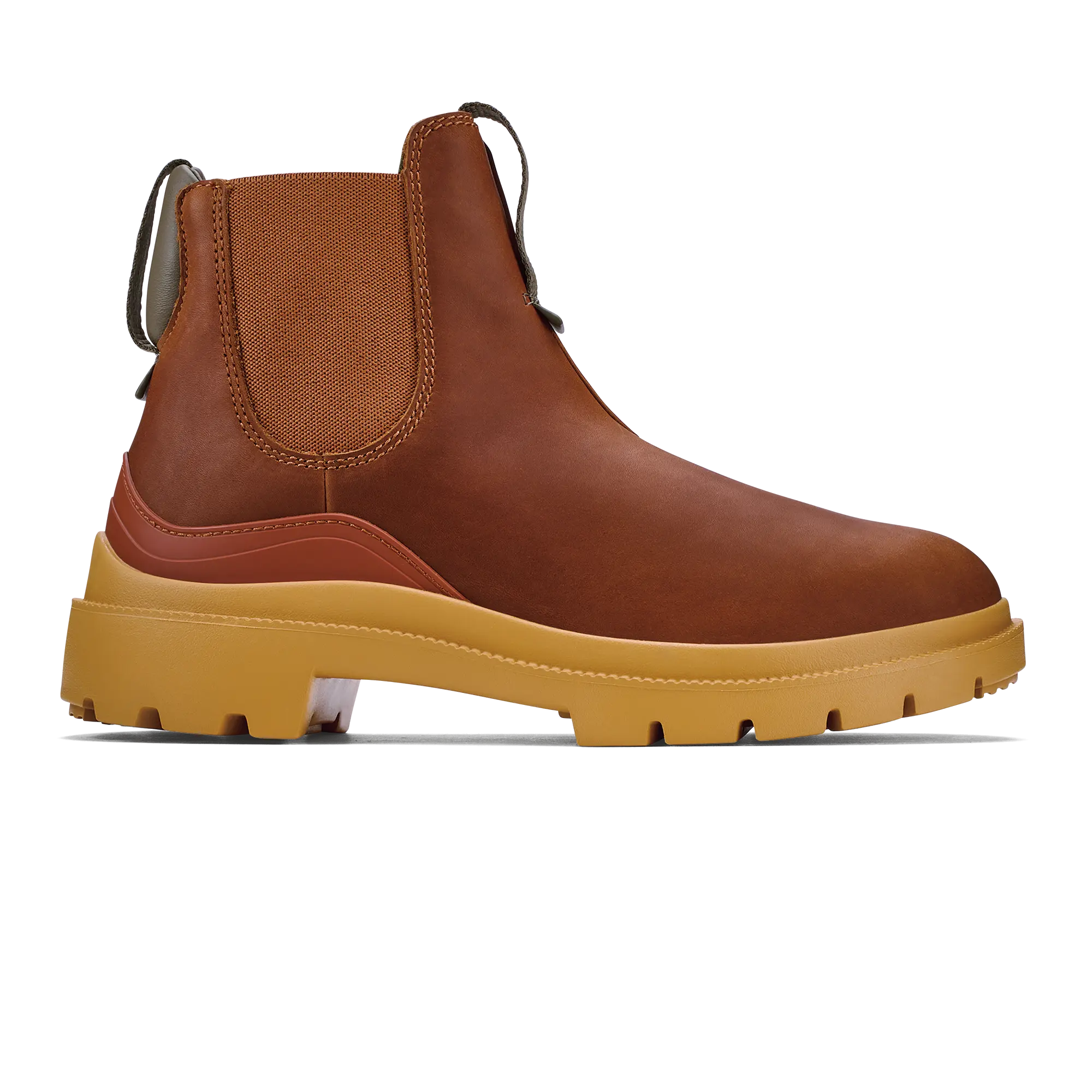 Hehi Women's Waterproof Leather Booties - Fox / Hunter