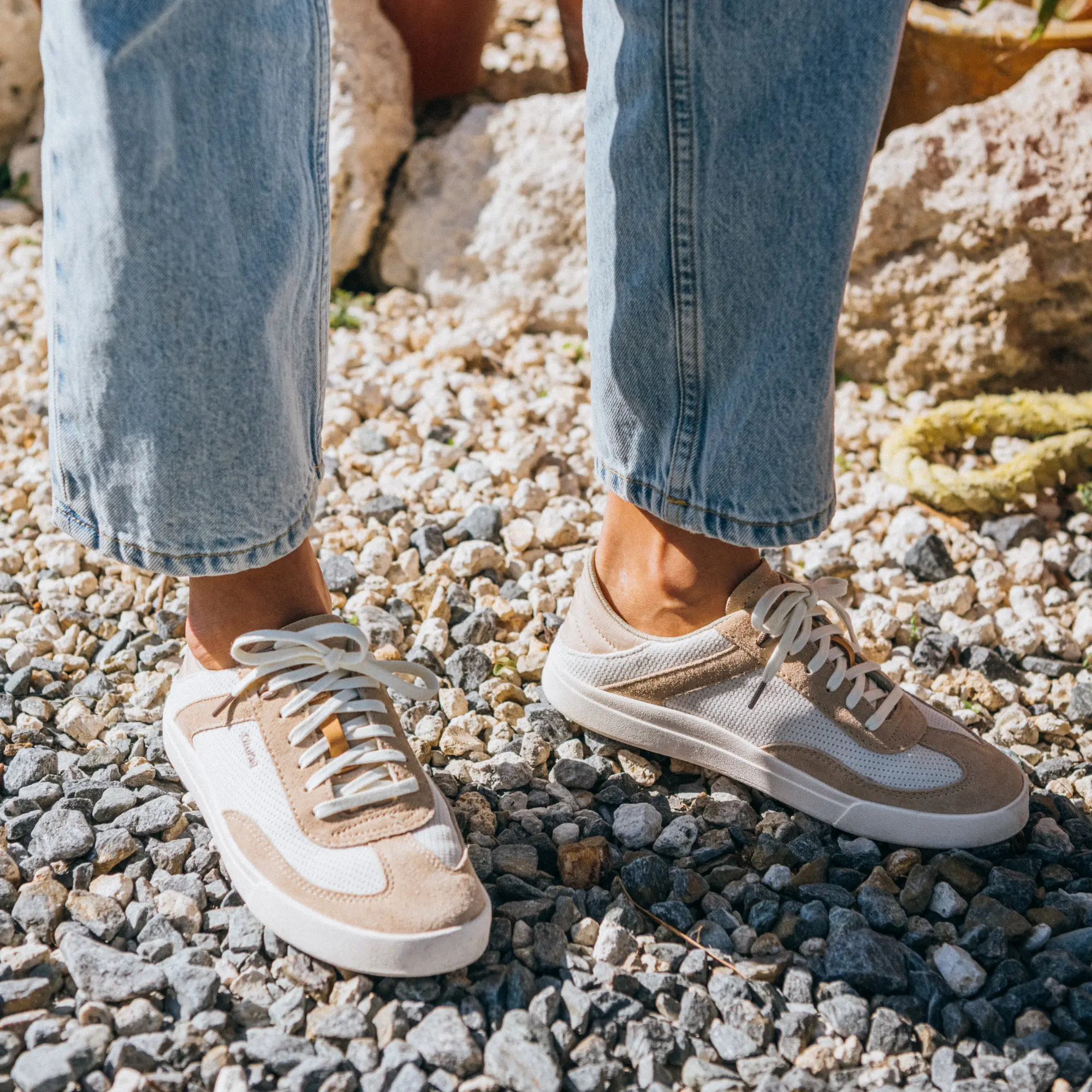 Ki lea Women's Sneaker Shoes - Tan / Tapa - Image 3