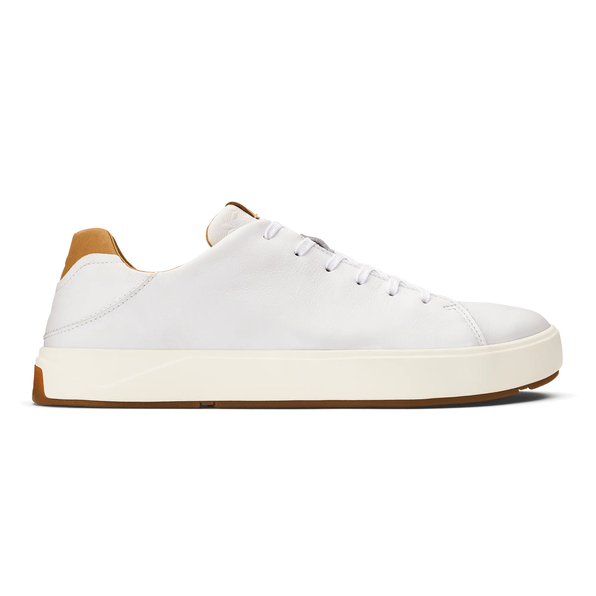 Lae'ahi L   'Ili Men's Leather Sneakers - Bright White