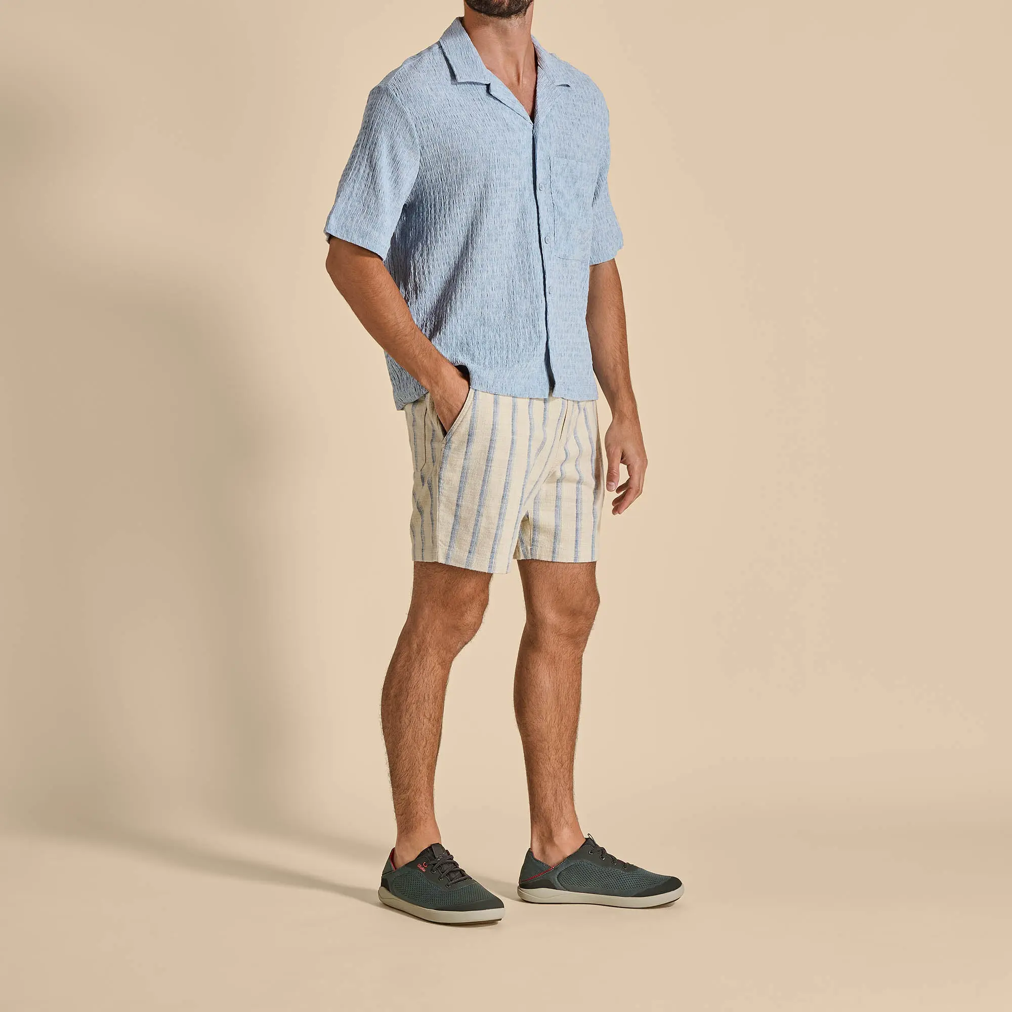 Moku Pae Men's Boat Shoes - Island Salt / Koi - Image 6