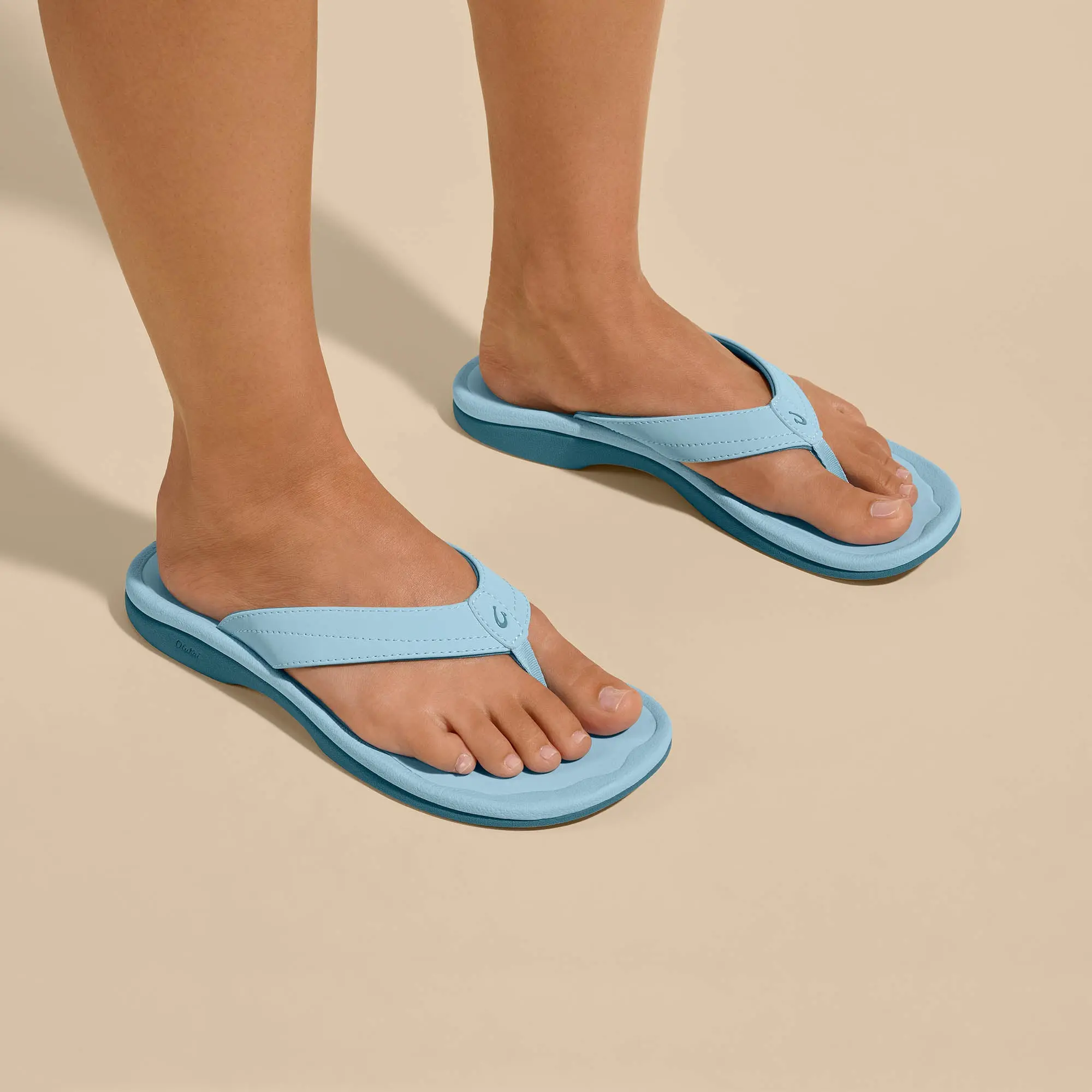 'Ohana Women's Best Selling Beach Sandals - Misty Blue - Image 2