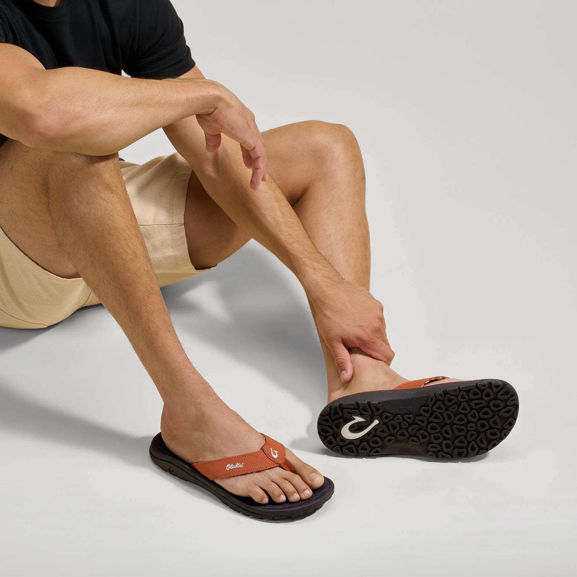 'Ohana Men's Best Selling Beach Sandals - Dirt / Lava Rock - Image 4