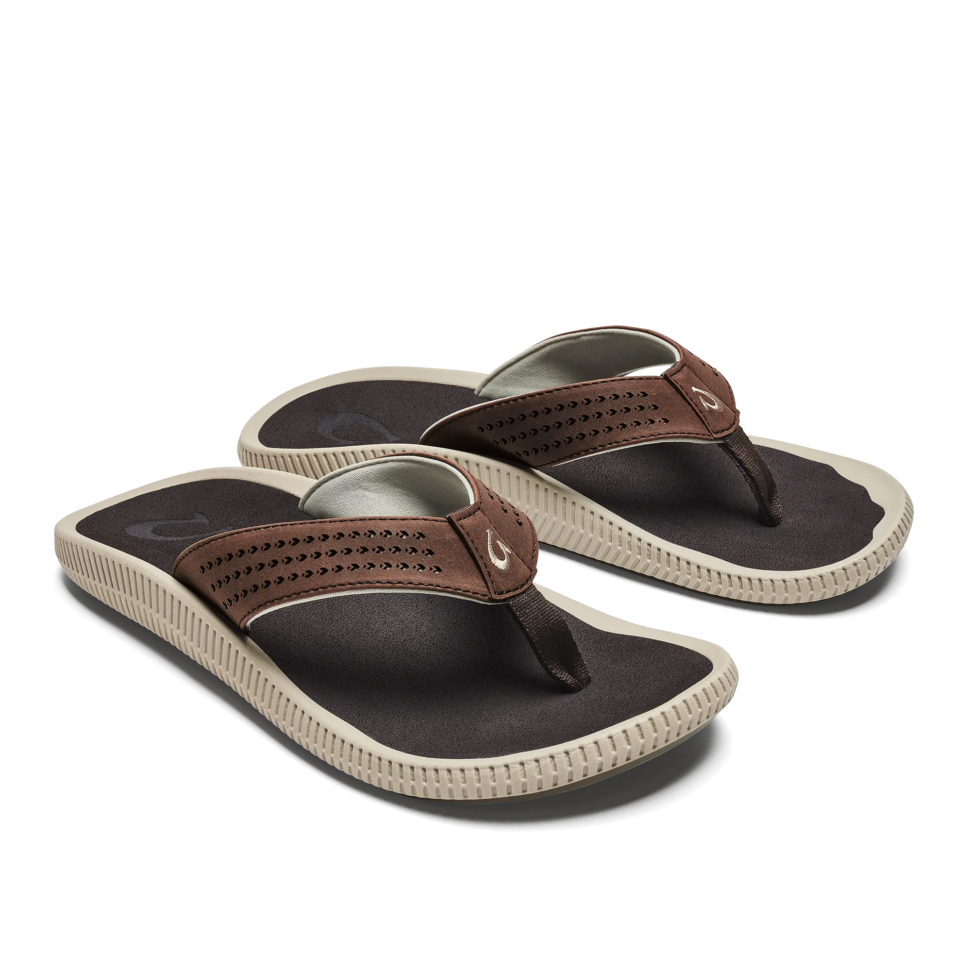 Ulele Men's Water-Ready Beach Sandals - Dark Wood - Image 3