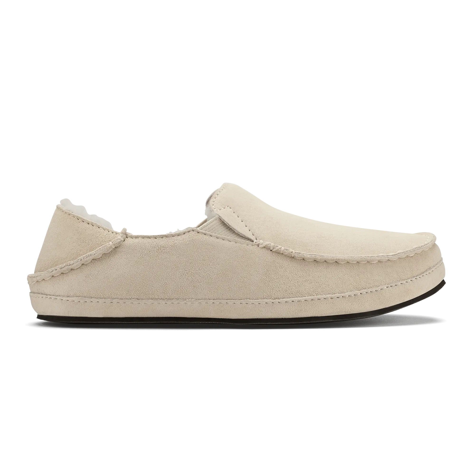 Nohea Women's Leather Slippers - Bone