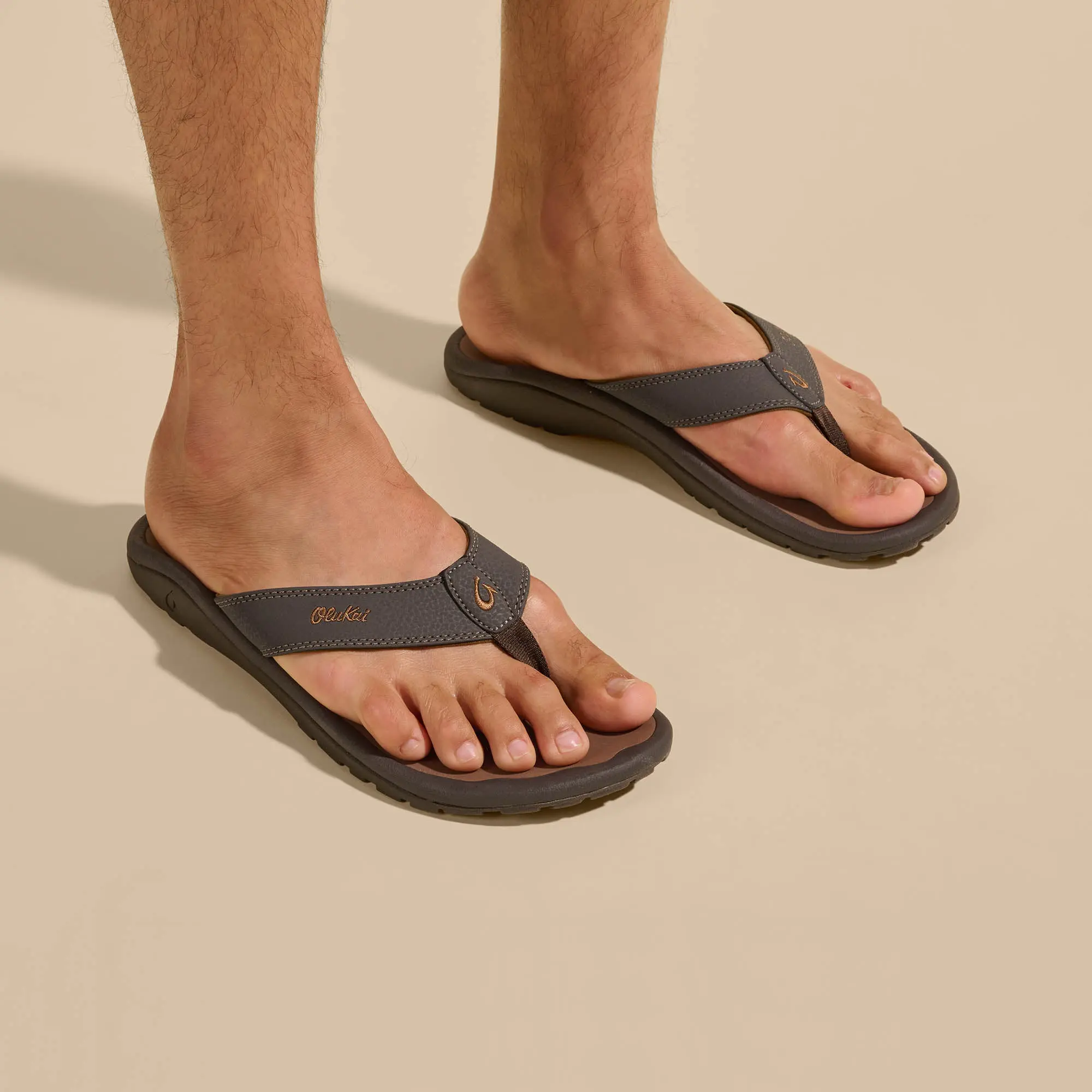 'Ohana Men's Beach Sandals - Dark Java / Ray - Image 4