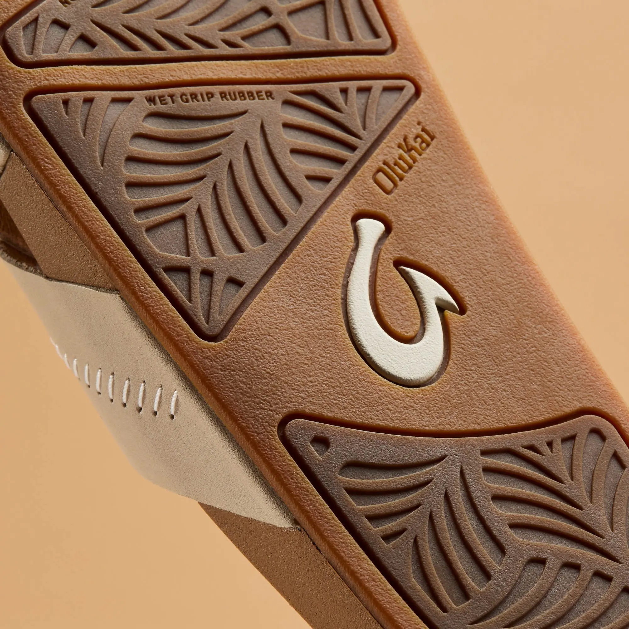 Kipe'a 'Olu Women's Slide Sandals - Puka / Tan - Image 6