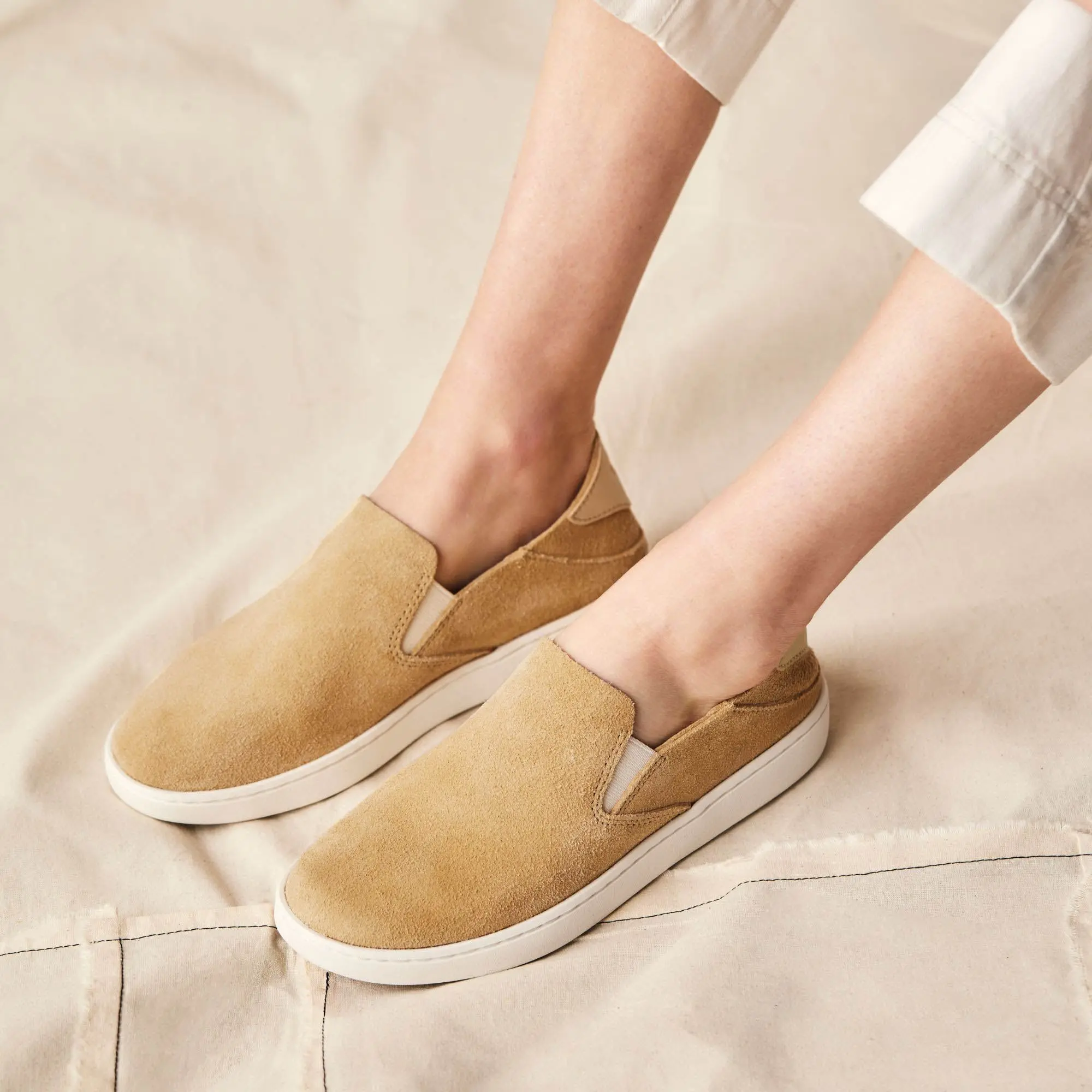 Pehuea Luxe Women's Suede Shoes - Toasted Coconut - Image 5