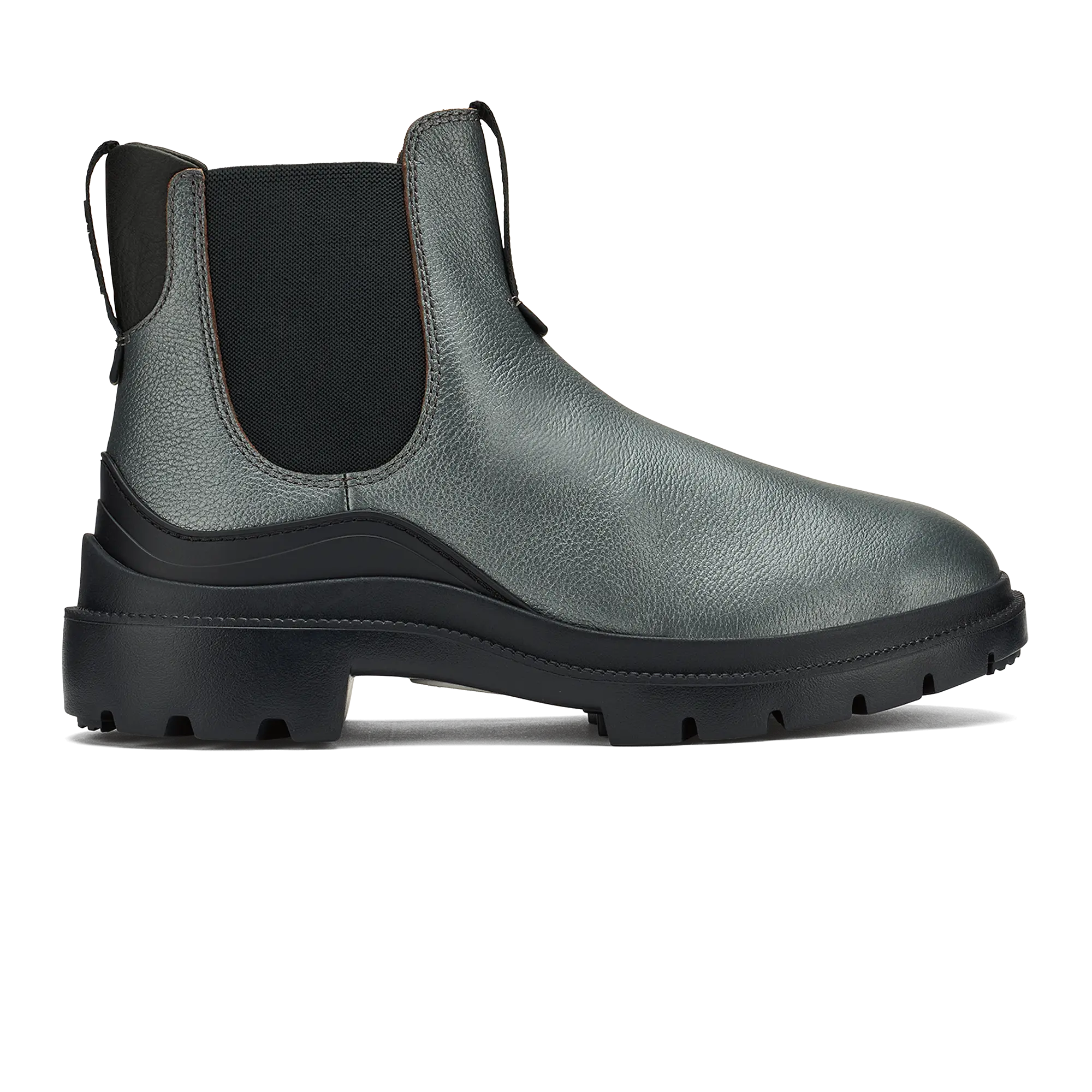 Hehi Women's Waterproof Leather Booties - Lava Rock