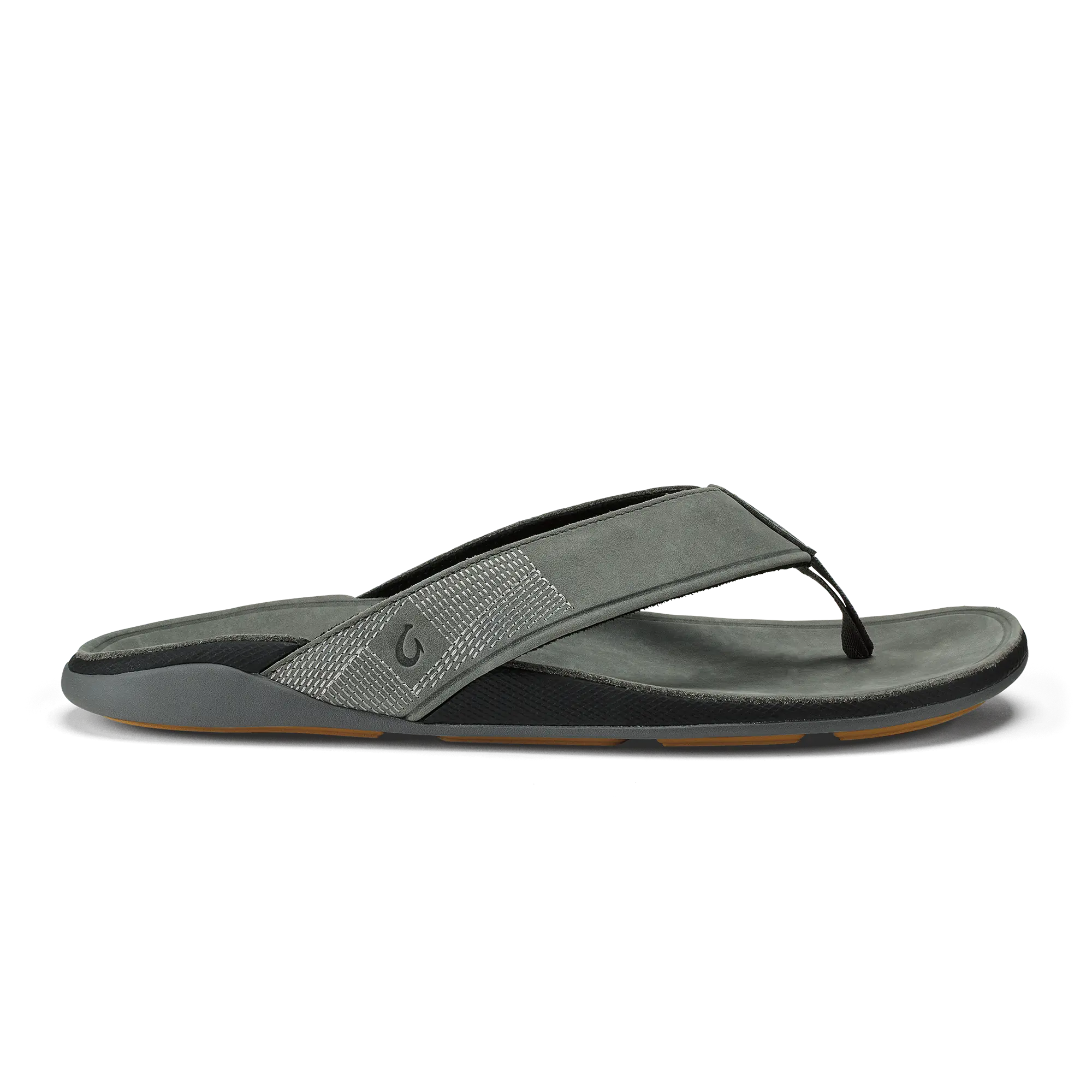 Tuahine Men's Waterproof Leather Beach Sandals - Rock