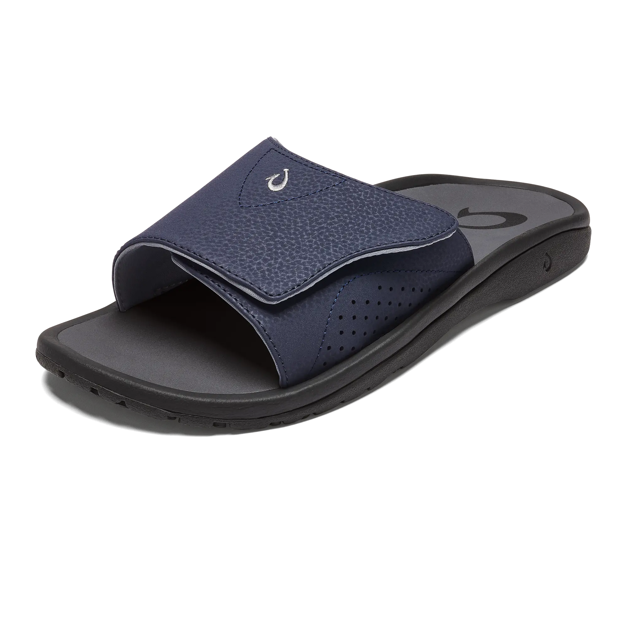 OluKai Nalu Slide - Trench Blue / Charcoal - Image 3