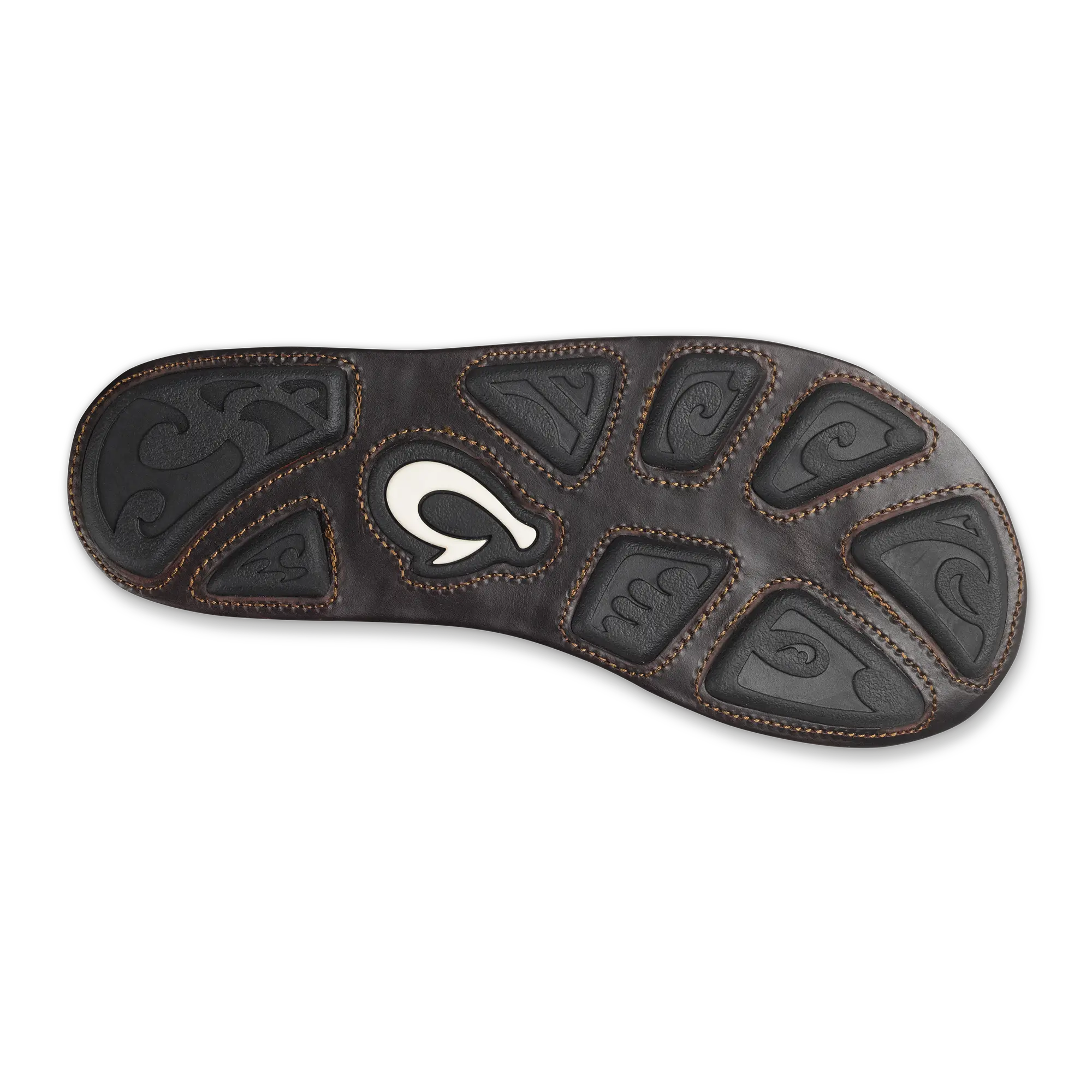 Mea Ola Men's Leather Sandals - Tan / Dark Java - Image 9