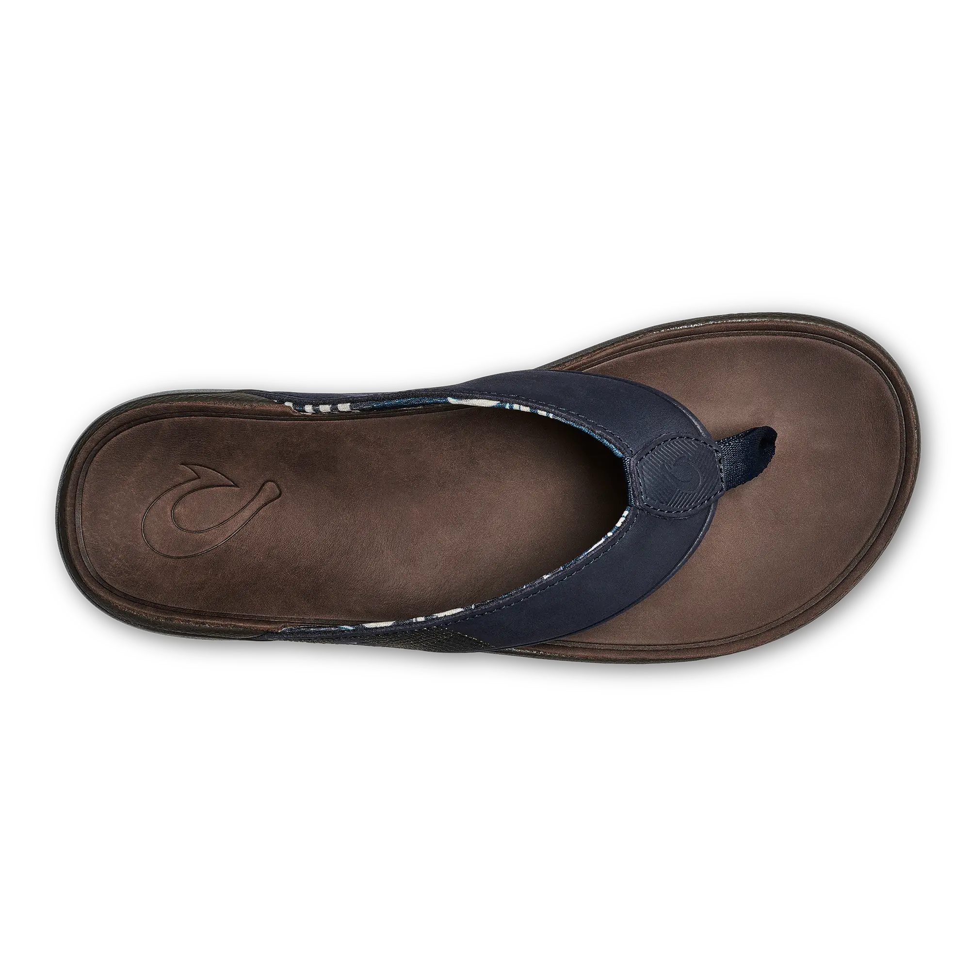 Tuahine Men's Waterproof Leather Beach Sandals - Trench Blue - Image 6