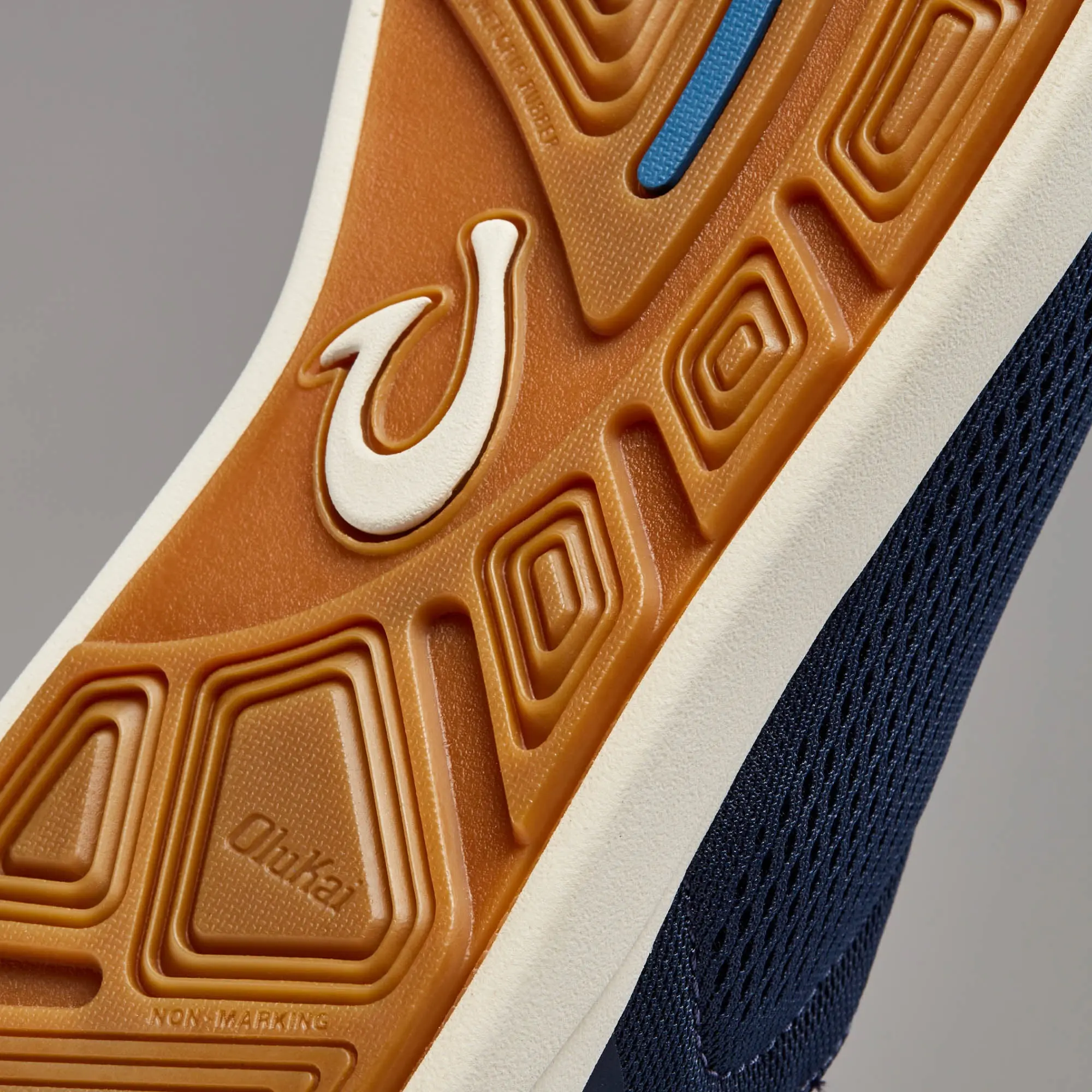 Moku Pae Men's Boat Shoes - Trench Blue / Off White - Image 8