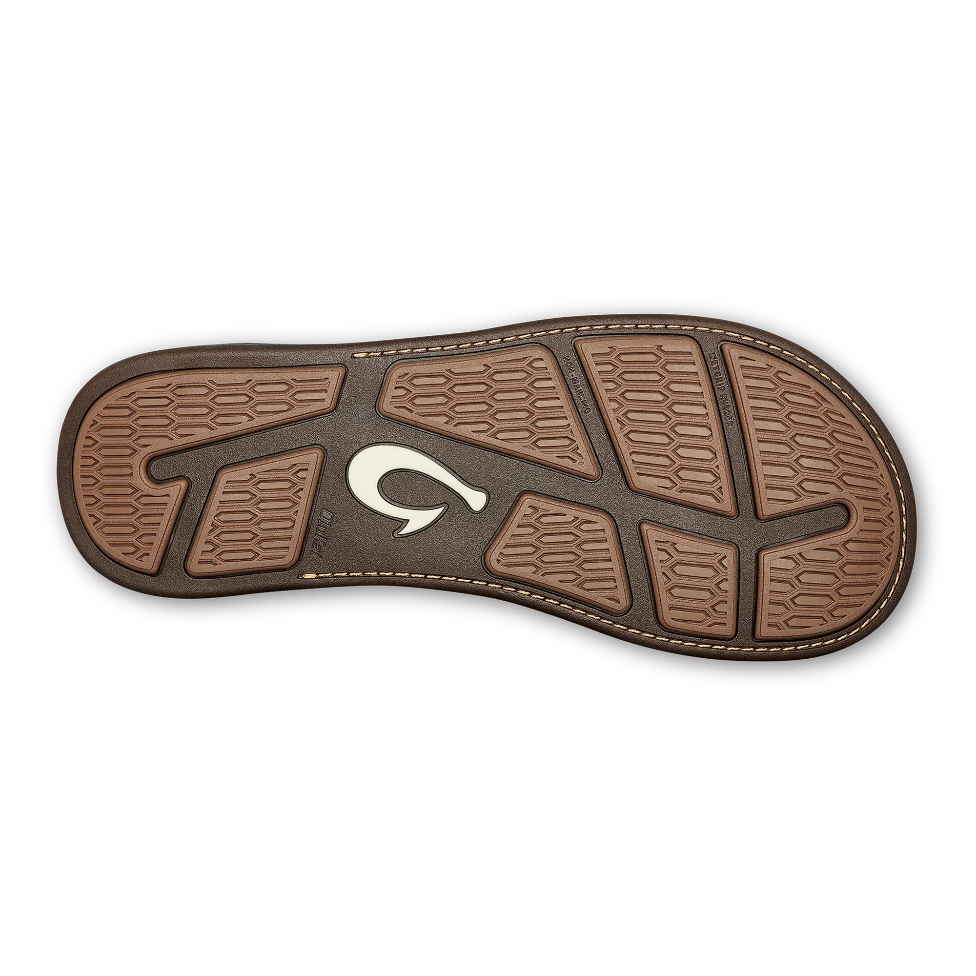 Tuahine Men's Waterproof Leather Beach Sandals - Toffee - Image 11
