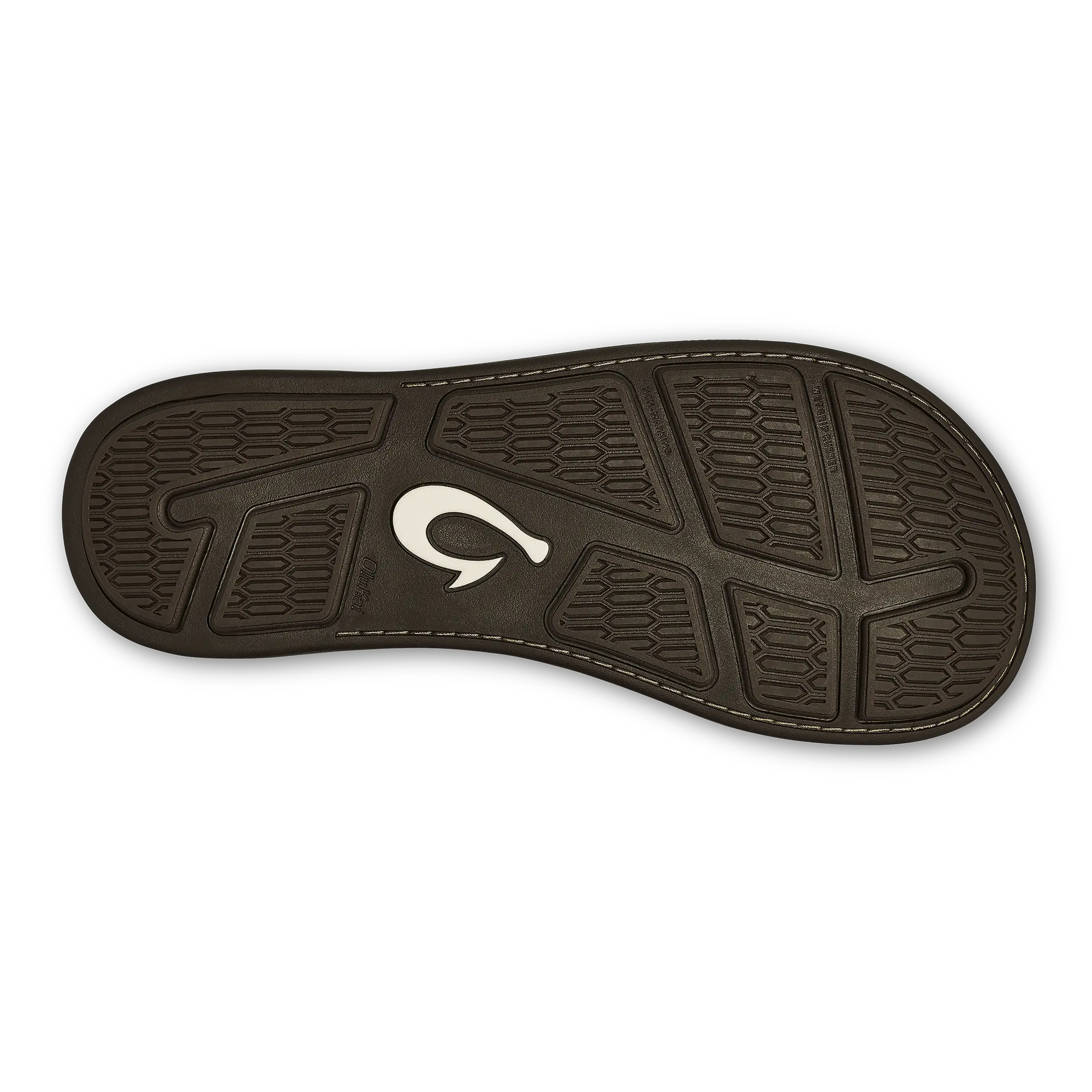 Tuahine Men's Waterproof Leather Beach Sandals - Dark Wood - Image 11