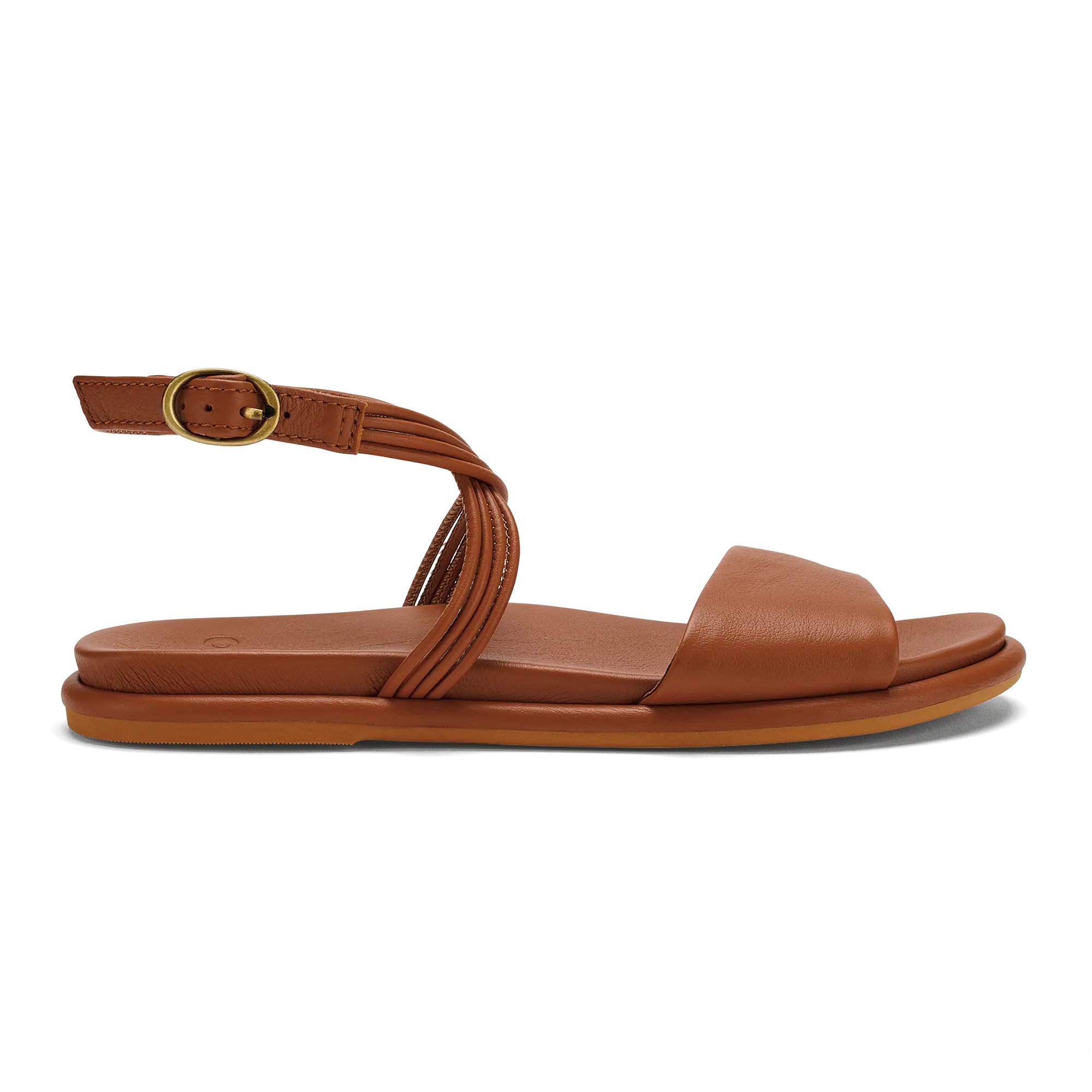 Tiare Wrap Women's Leather Sandals - Fox
