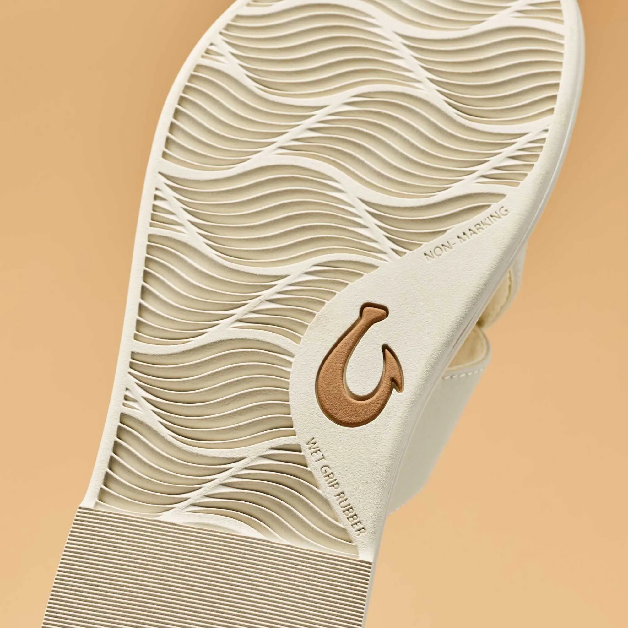 La'i Slide Women's Slide Beach Sandals - White Sand - Image 6