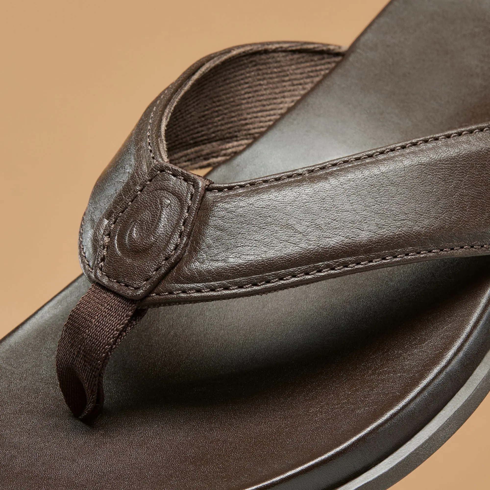 ' lali Leather Beach Sandals - Dark Java - Image 2