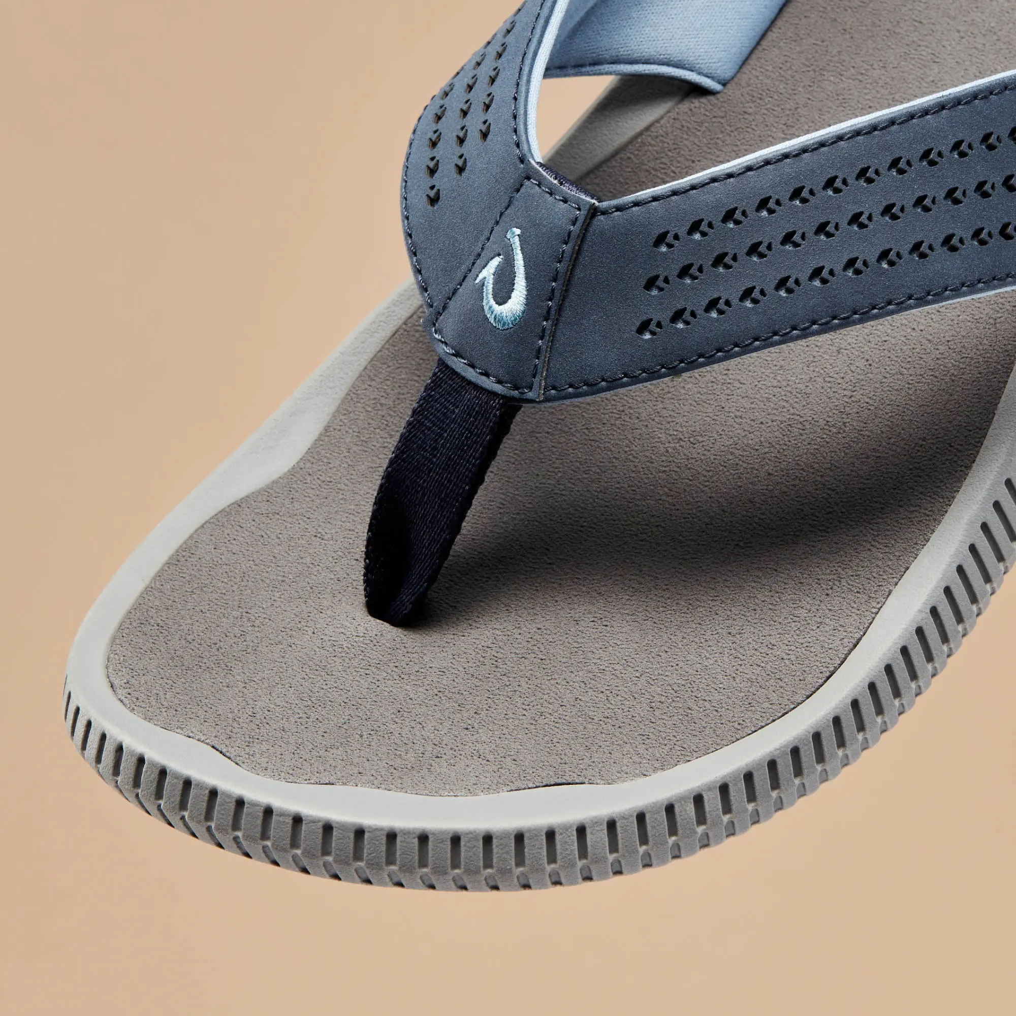 Ulele Men's Beach Sandals - Blue Depth / Charcoal - Image 3