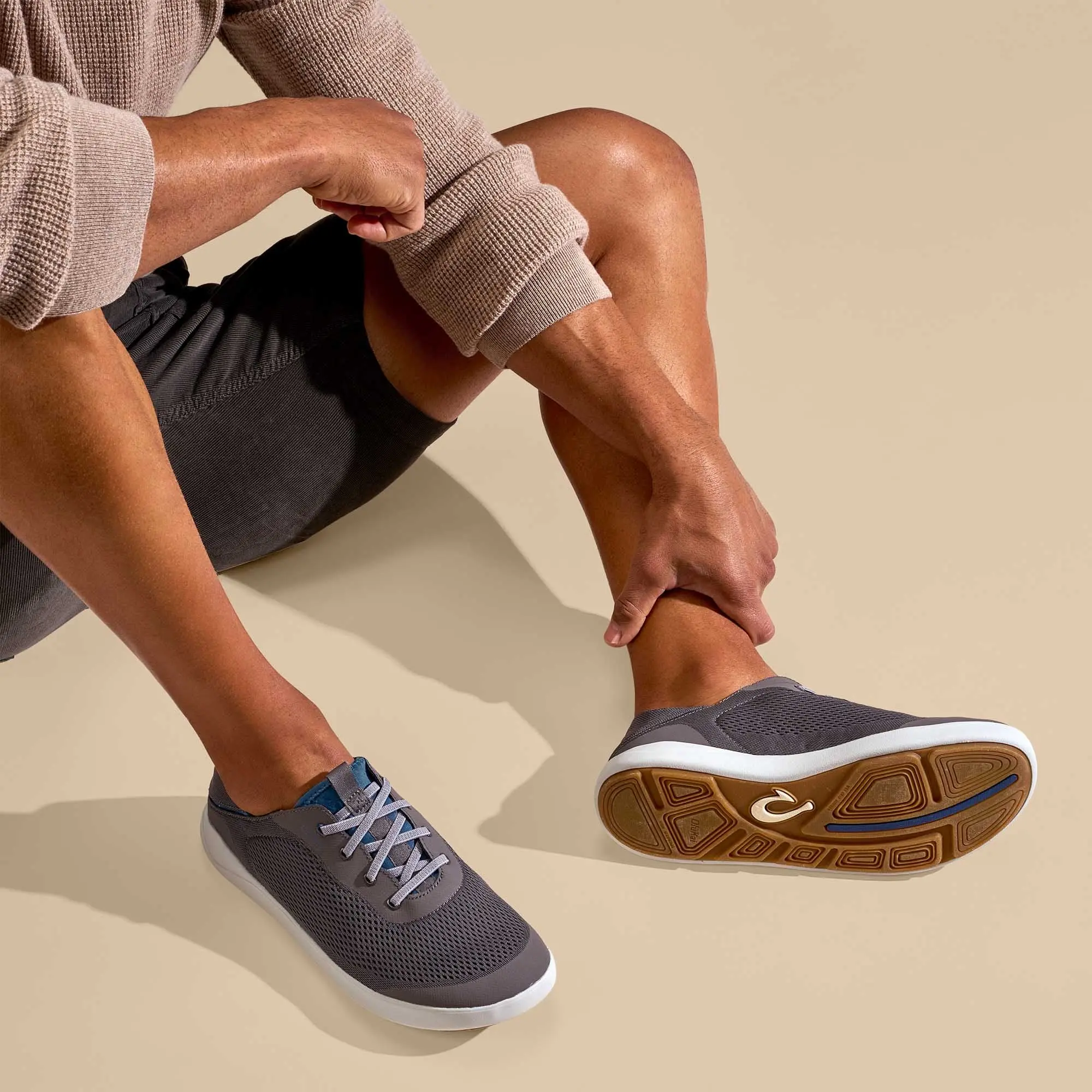 Moku Pae Men's Boat Shoes - Pavement / Vintage Blue - Image 5