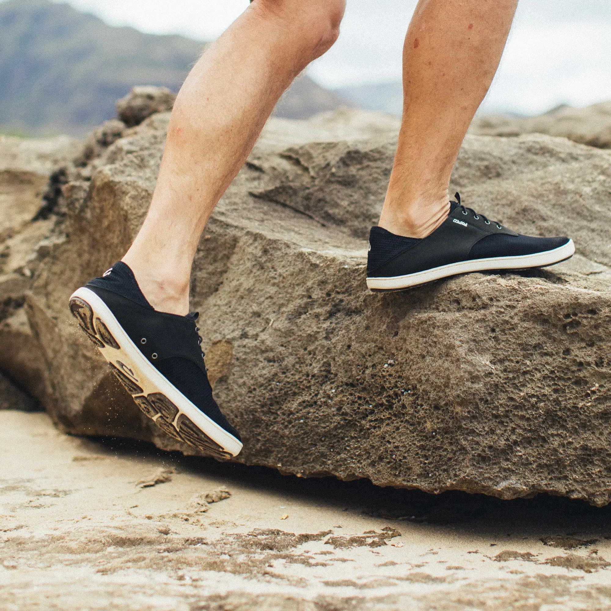 Nohea Moku Men's Boat Shoes - Black - Image 4