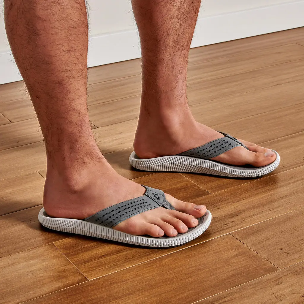 Ulele Men's Water-Ready Beach Sandals - Stone - Image 3