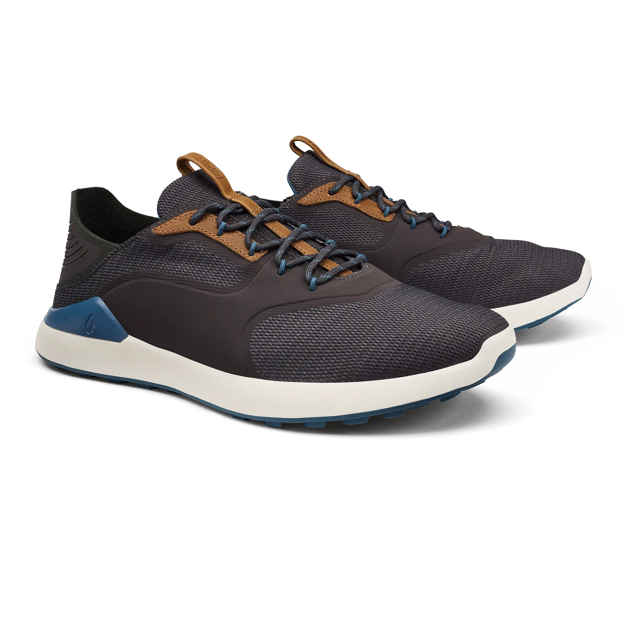 OluKai K 'anapali Men's Golf Shoe - Pavement / Vintage Blue - Image 4