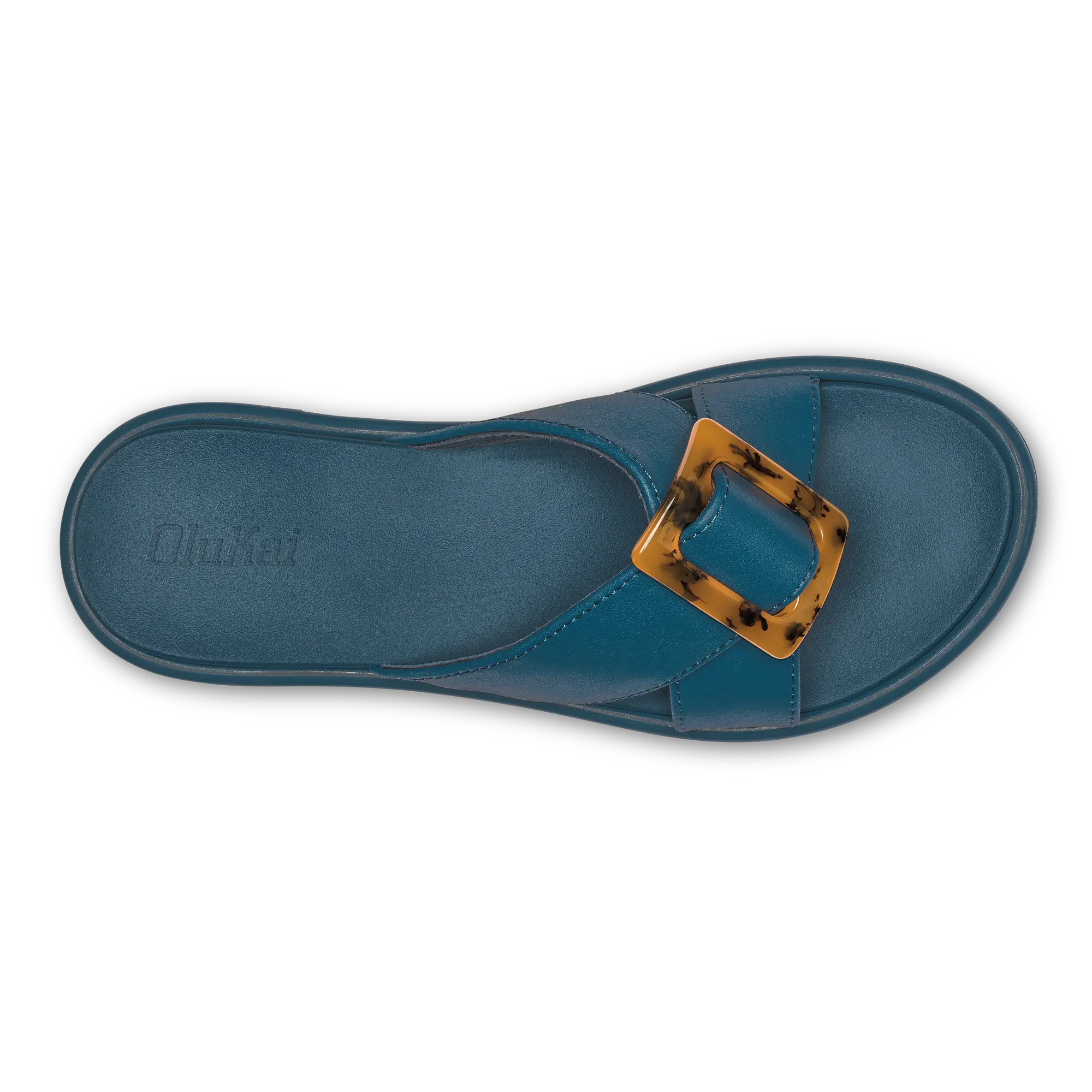 La'i Slide Women's Slide Beach Sandals - Lagoon - Image 7