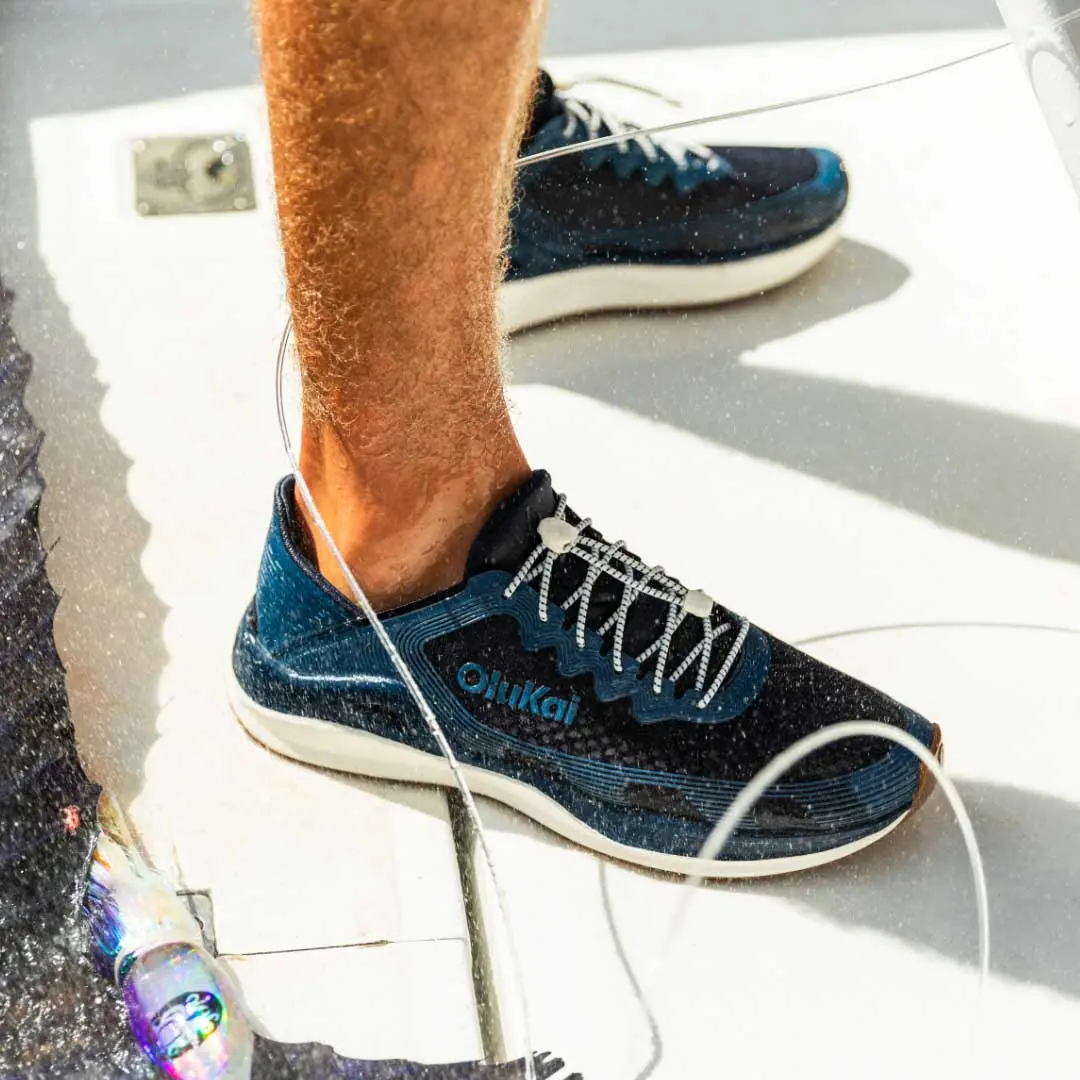 'Ahi Men's Water Boat Shoes - Mood Indigo / Coastal Blue - Image 2