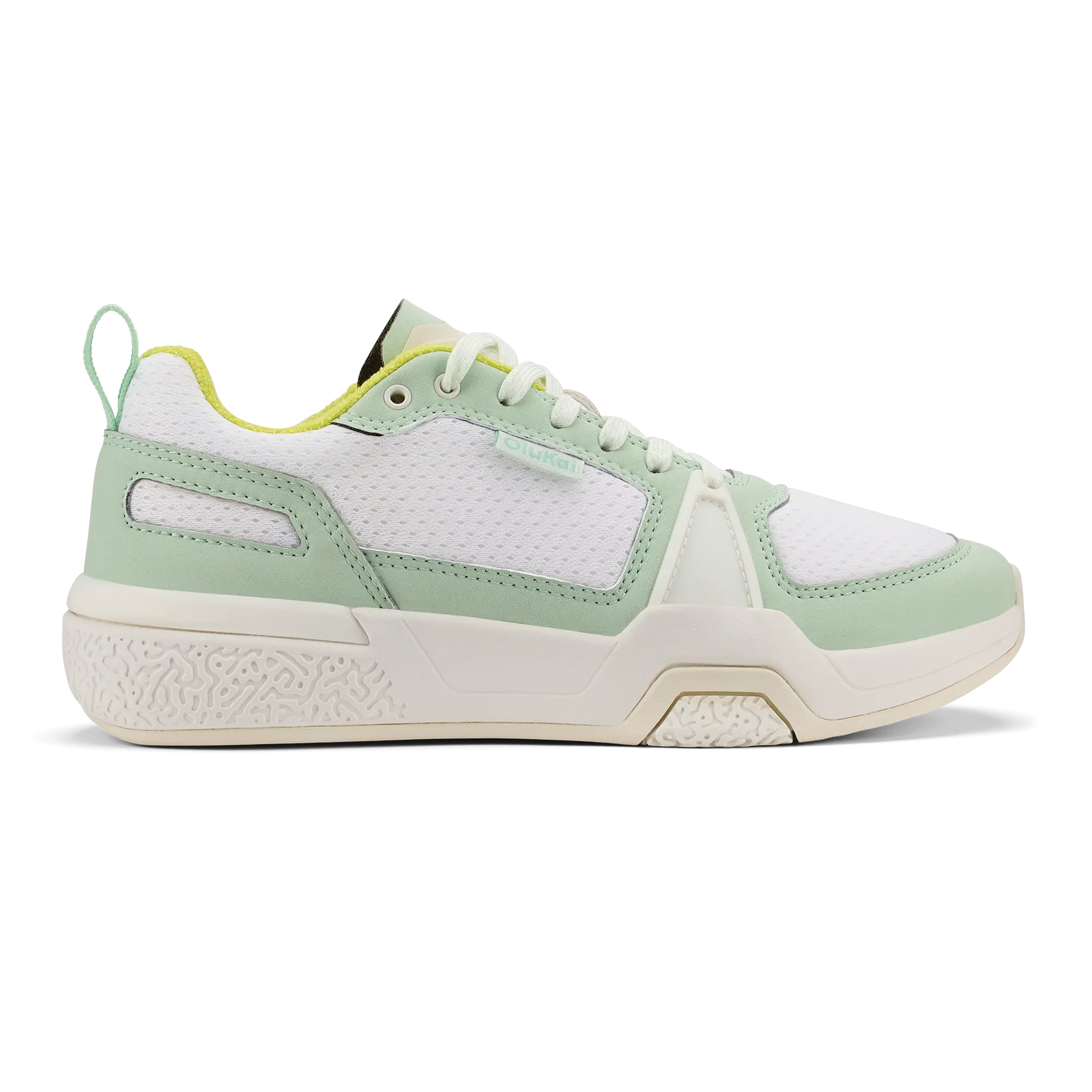 'Anau Women's Pickleball Shoes - Bright White / Pale Mint