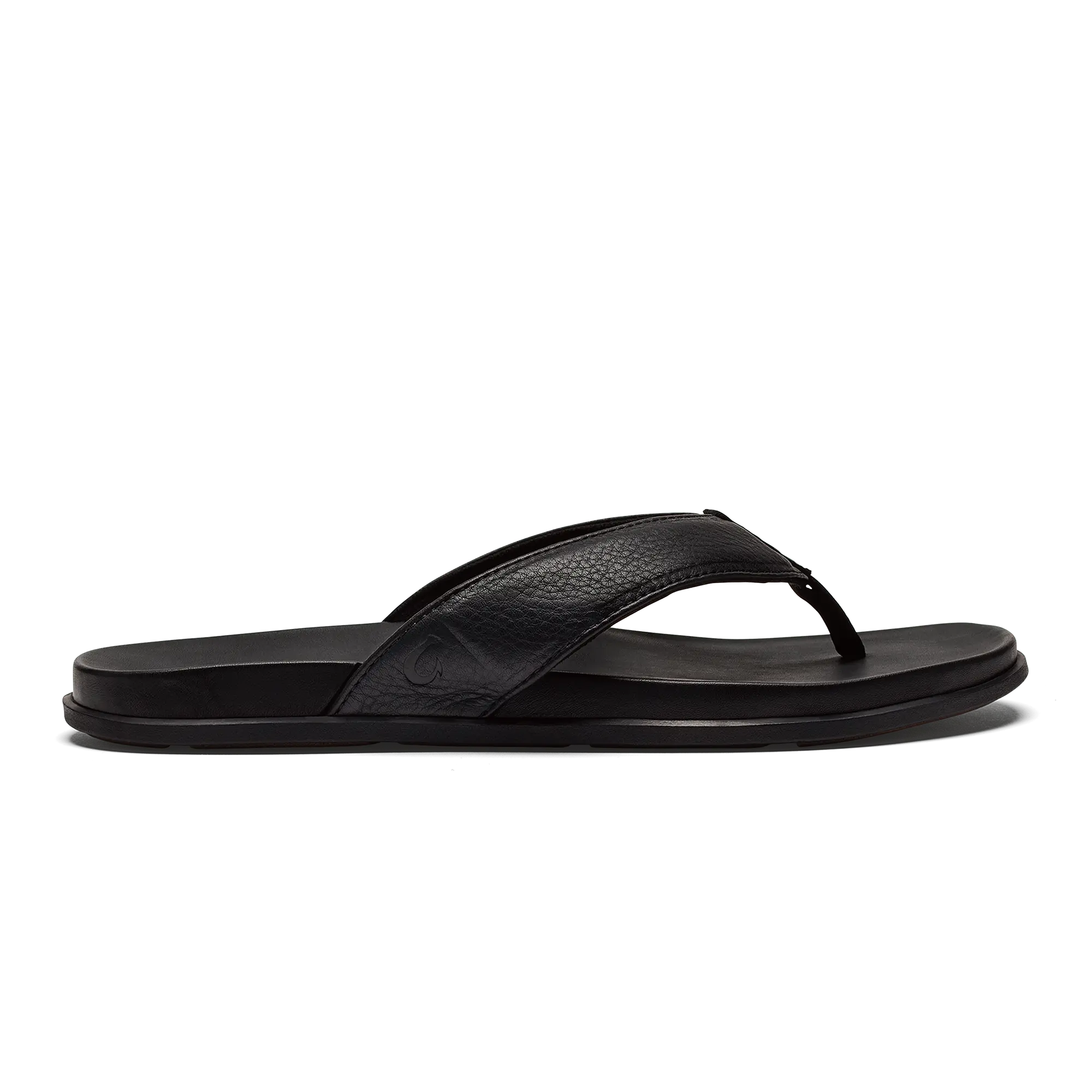 '  lali Leather Beach Sandals - Black