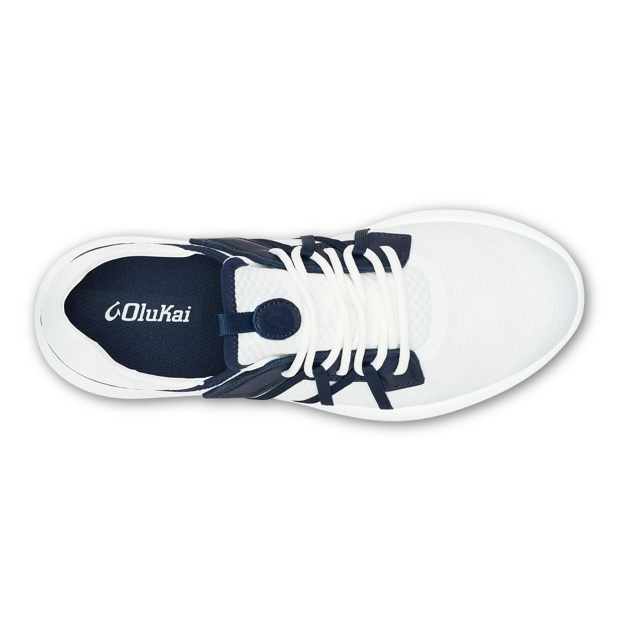 Manele Men's Breathable Golf Shoes - Bright White / Mood Indigo - Image 5